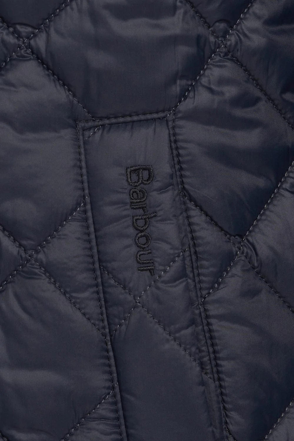 Mens Harrington Quilted Jacket - Navy - Image 4