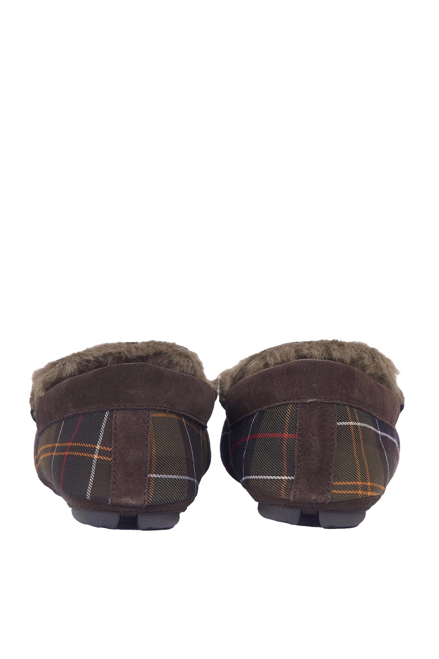 Mens Monty Suede Slippers - Recycled Classic Tartan - Image 5