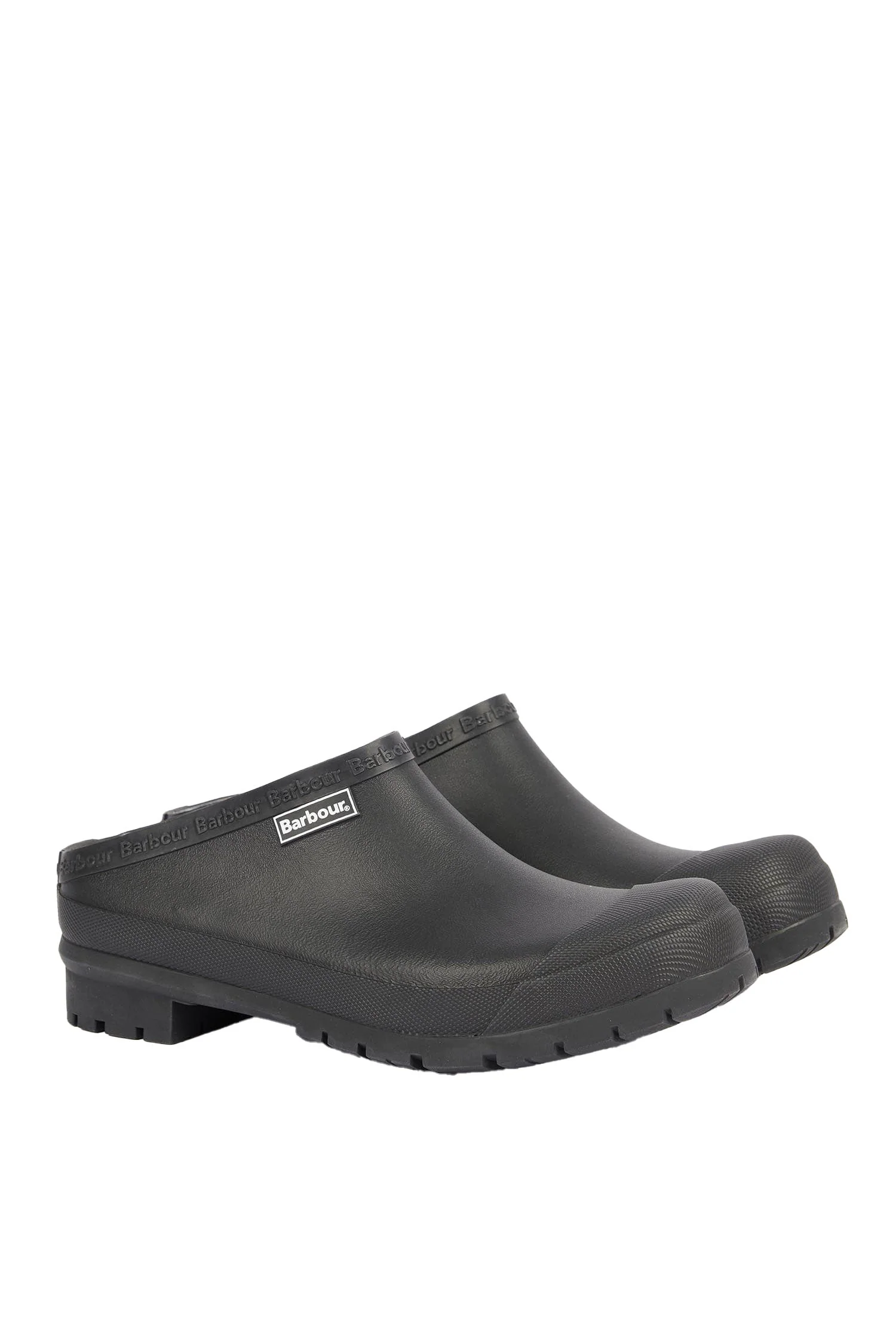 Mens Quinn Welly Clogs - Black - Image 2