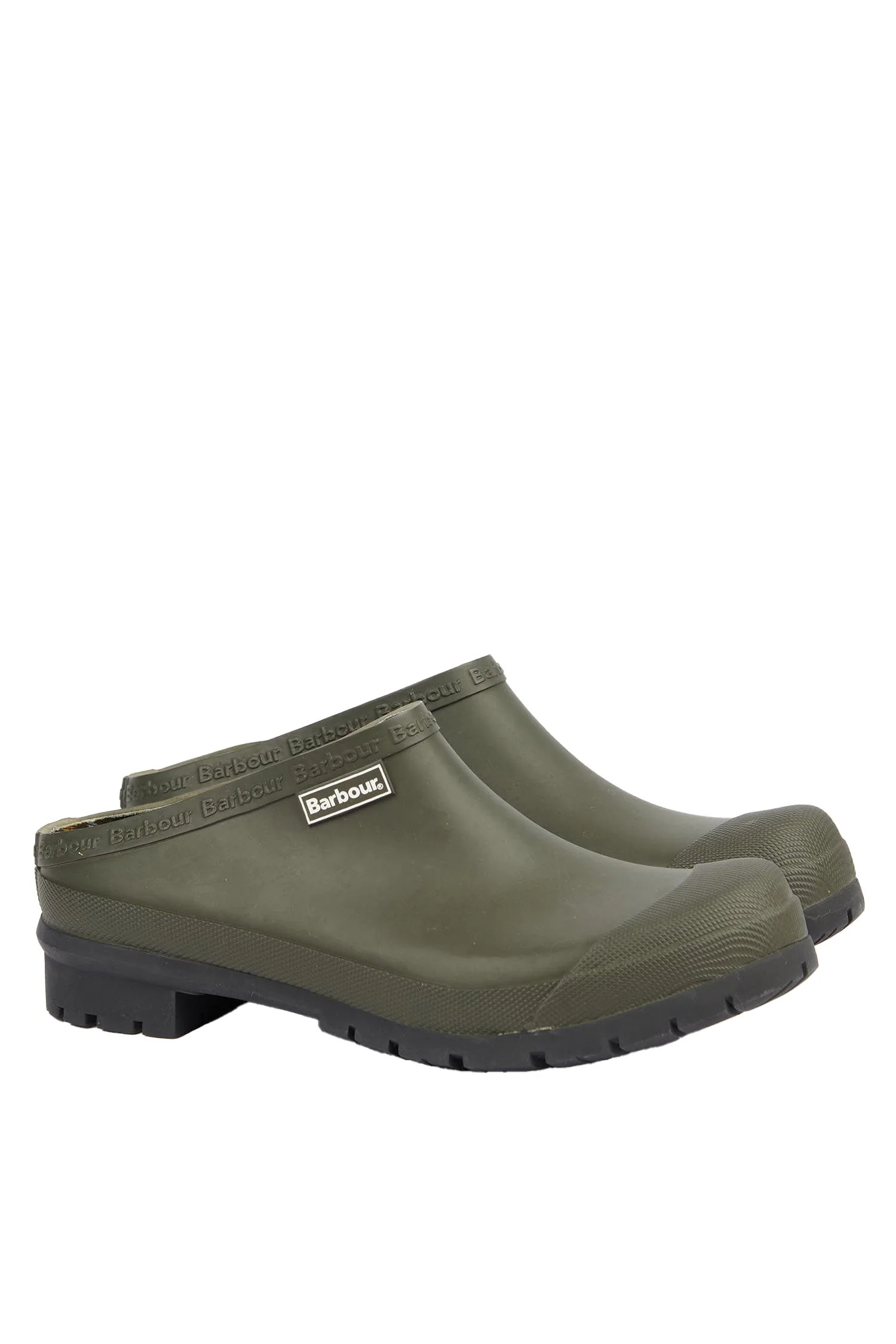 Mens Quinn Welly Clogs - Olive - Image 2