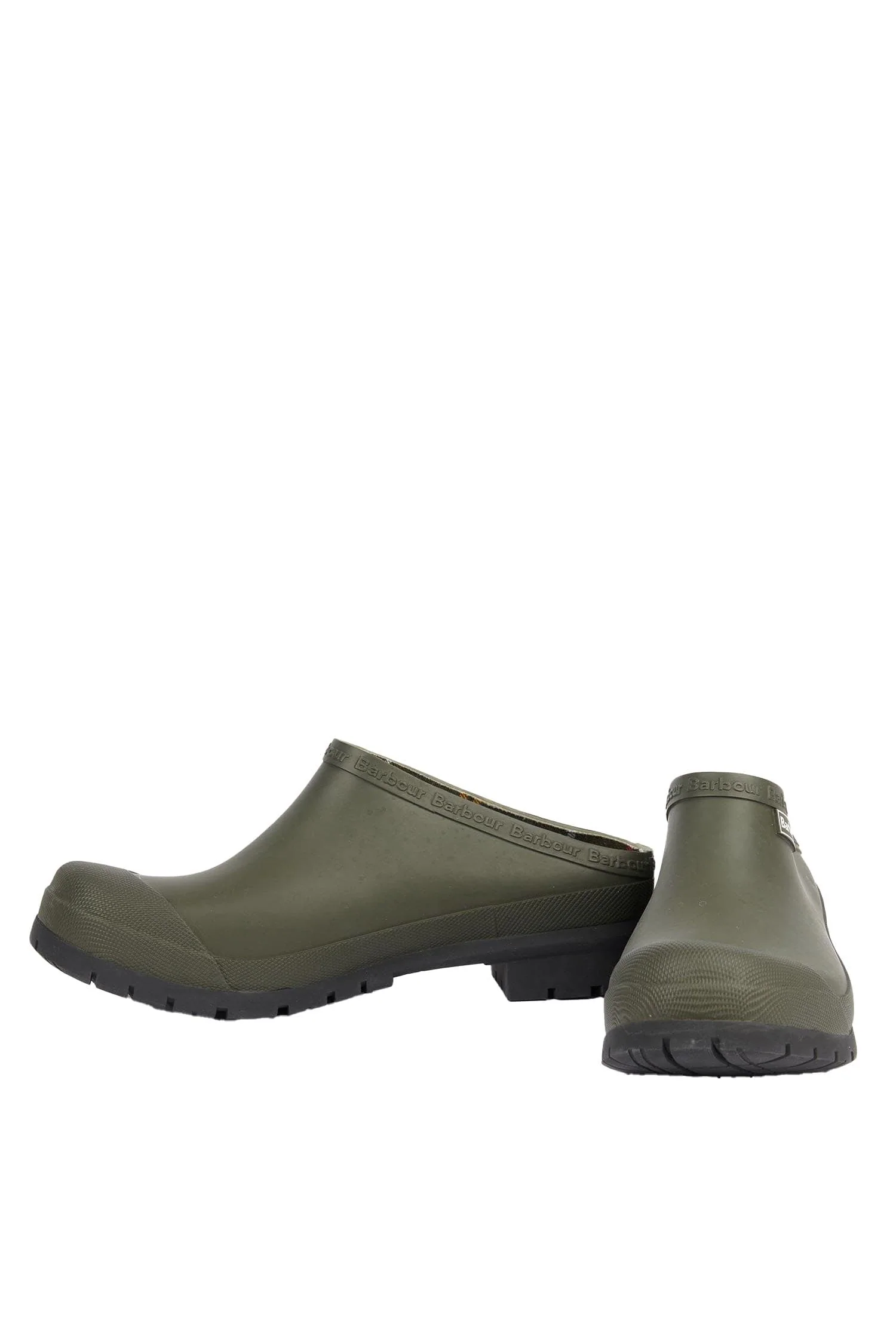 Mens Quinn Welly Clogs - Olive - Image 3