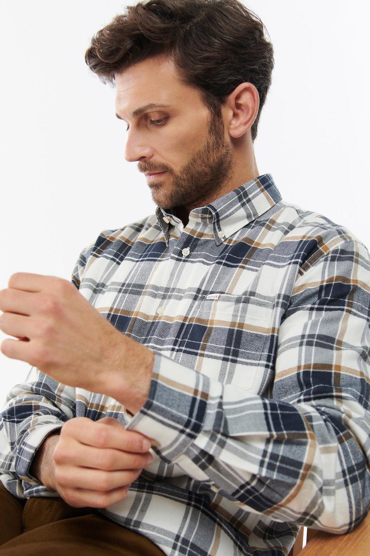 Mentmore Regular Fit Shirt - Ecru - Image 6