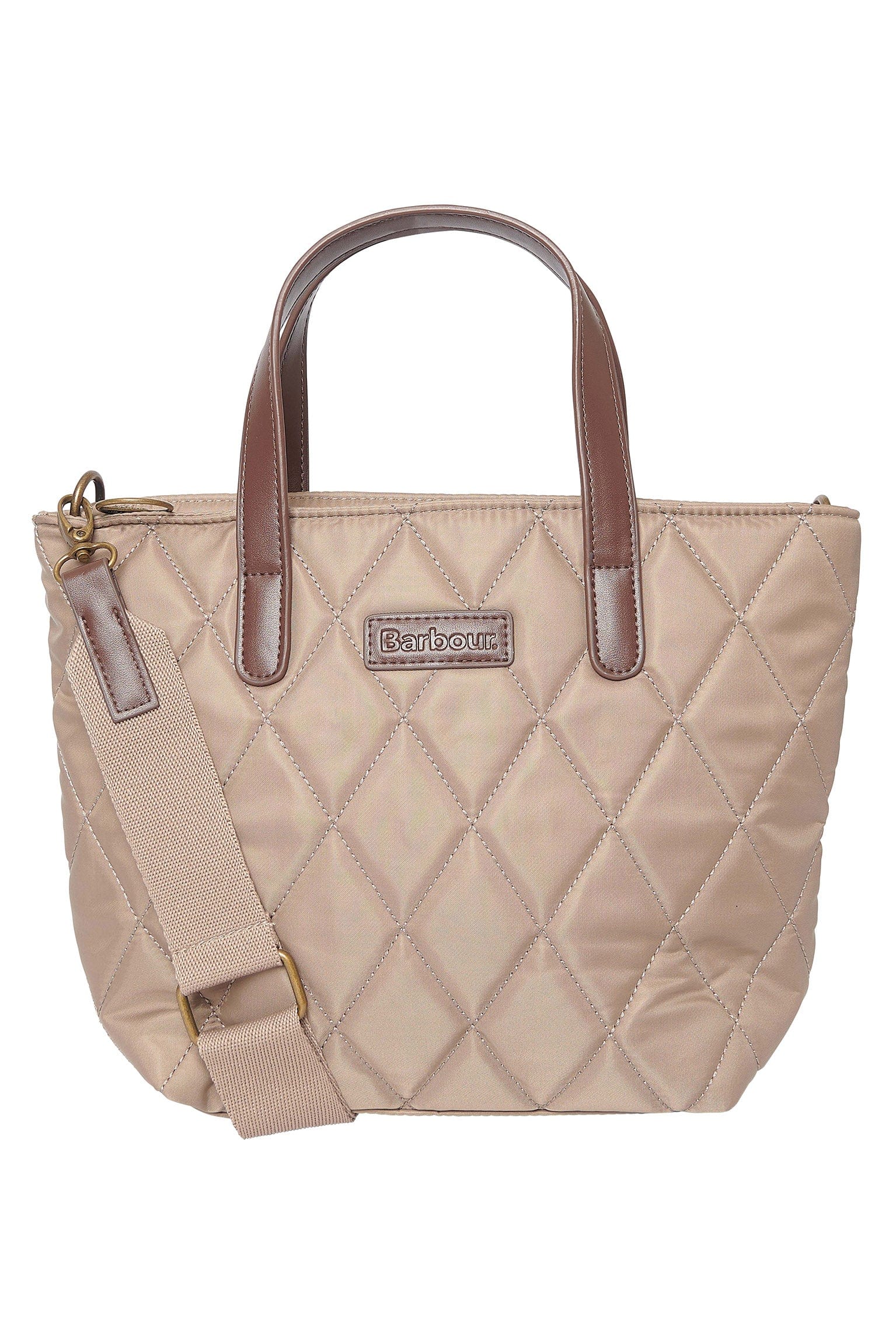 Mini Quilted Tote Bag - Sand Dune