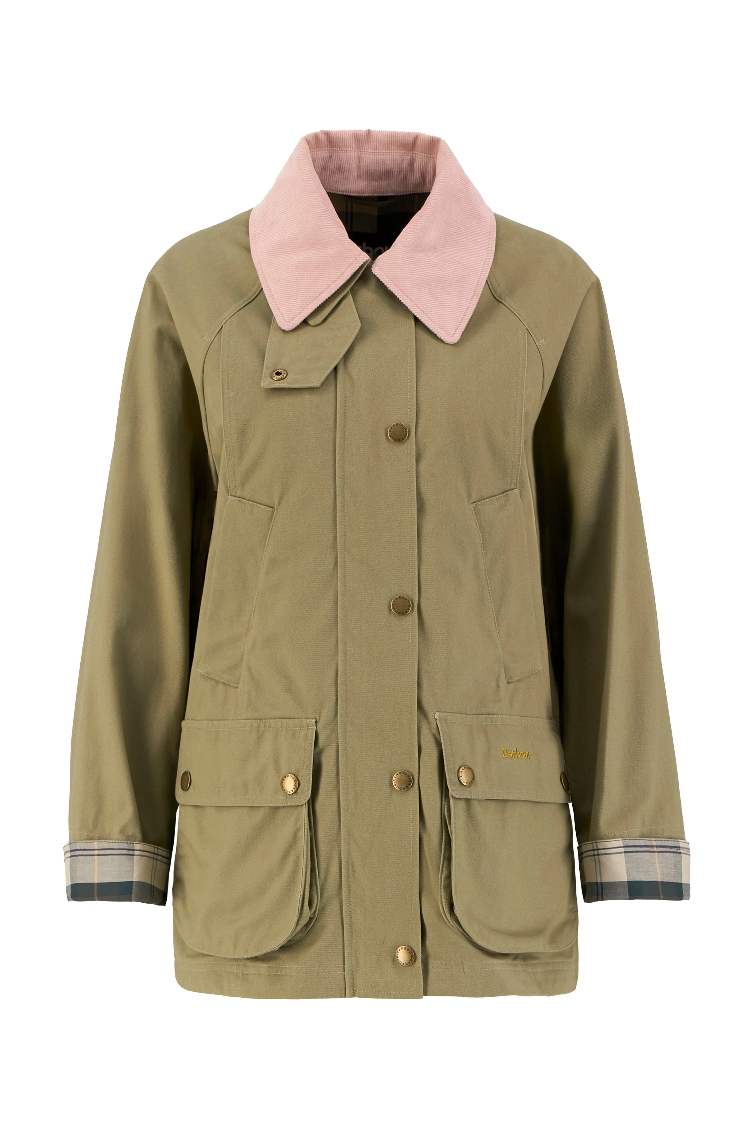Modern Beadnell Jacket - Bleached Olive/Ancient/Gardenia