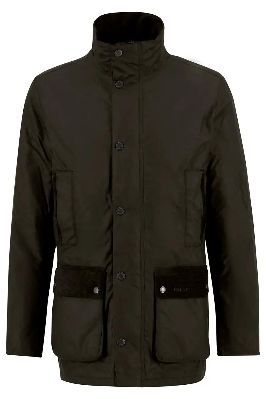 Modern Border Wax Jacket - Dark Brown