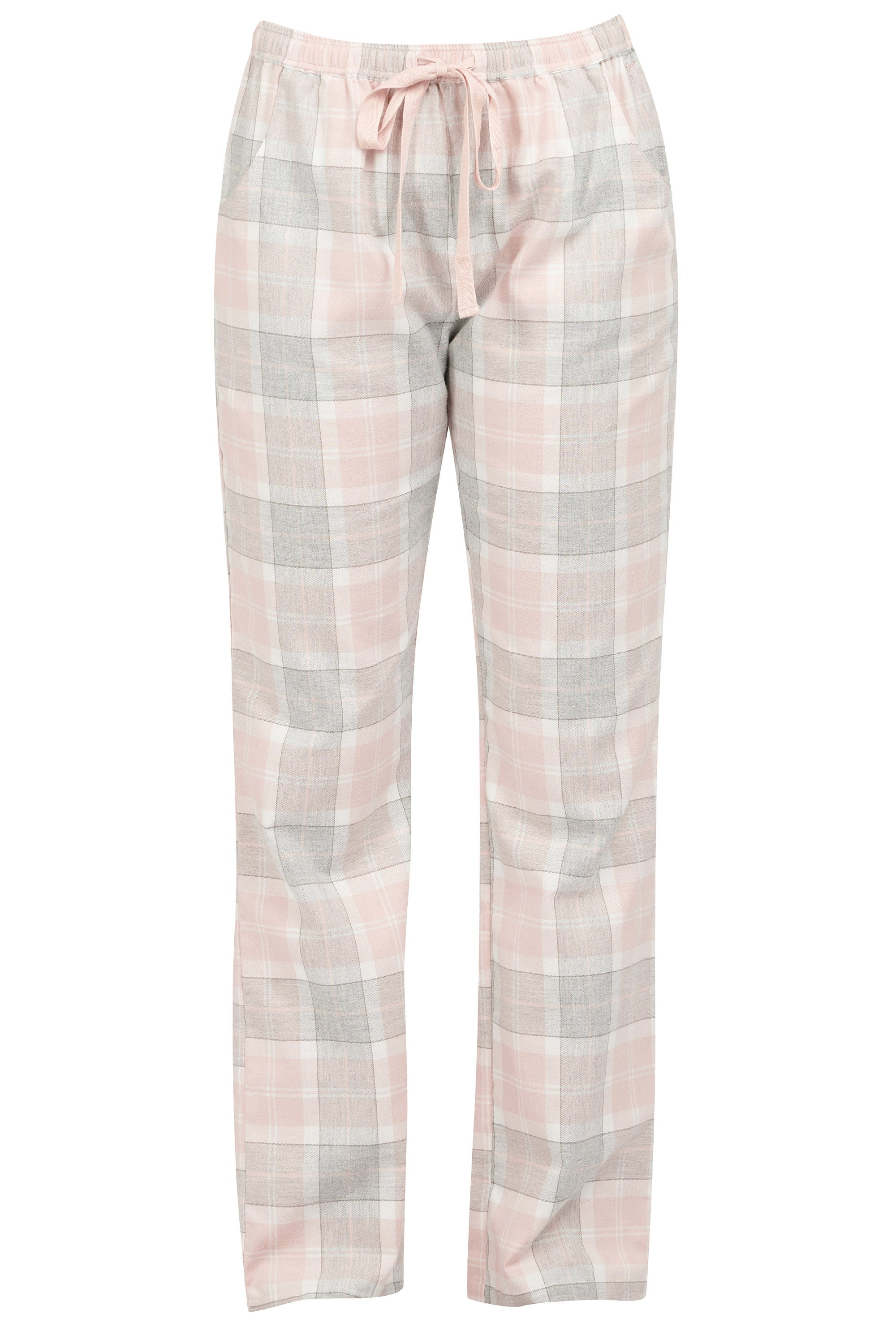 Nancy Pyjama Trousers - Pink Tartan