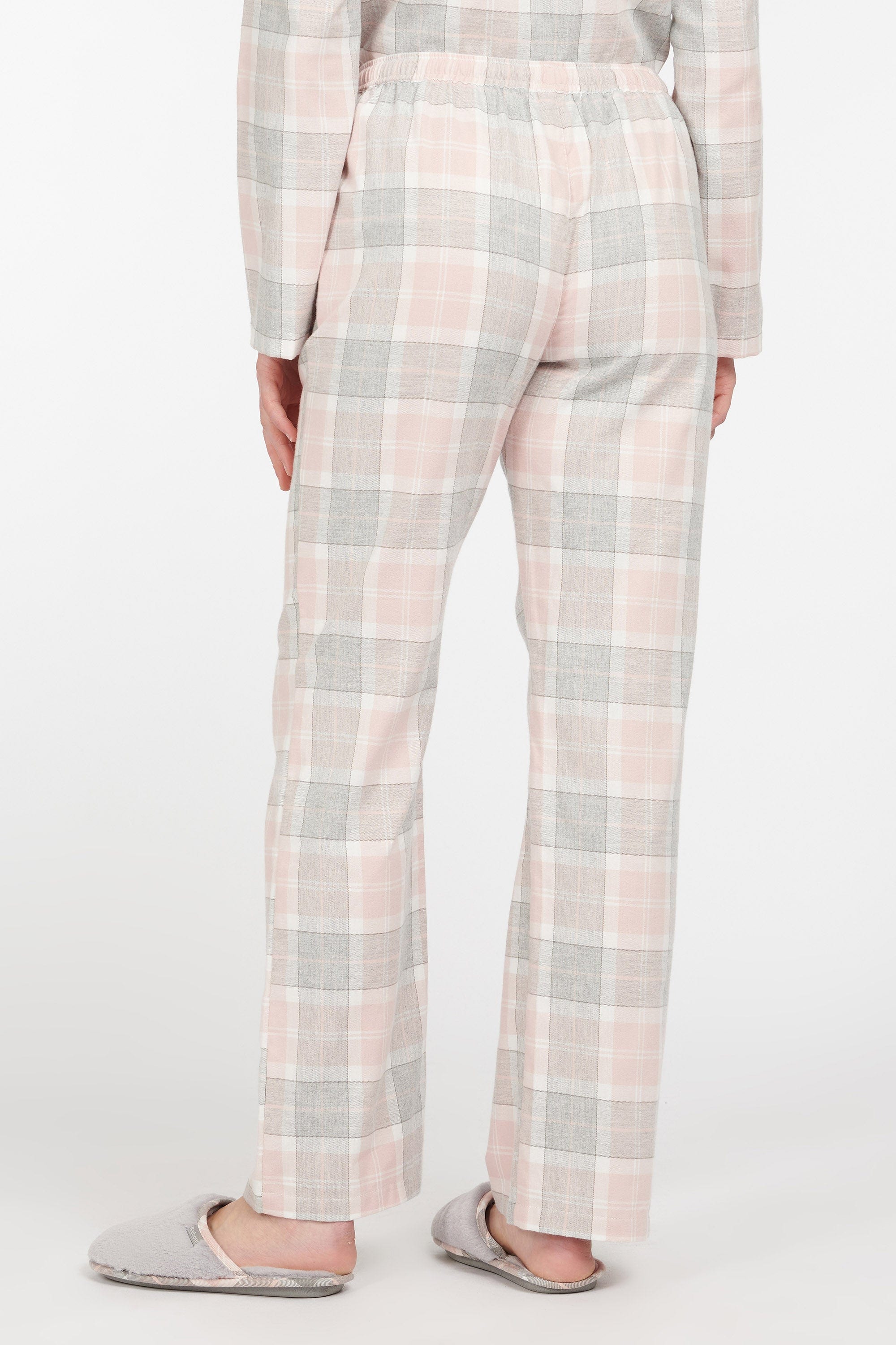 Nancy Pyjama Trousers - Pink Tartan - Image 3