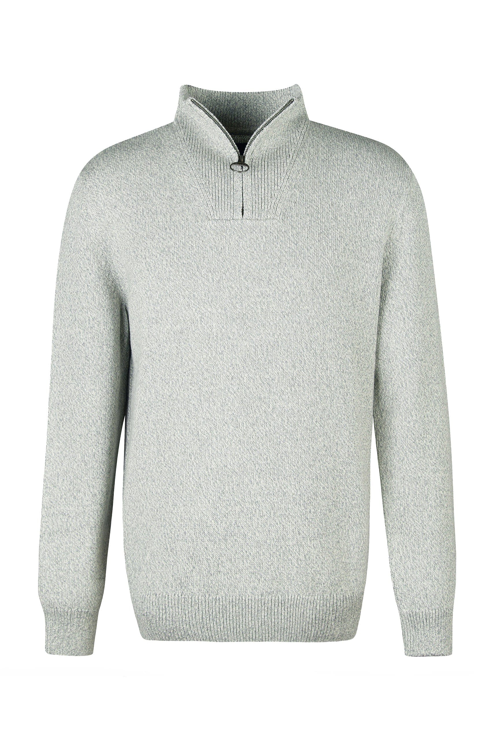 Nelson Cotton Twist Half-Zip Sweatshirt - Oyster