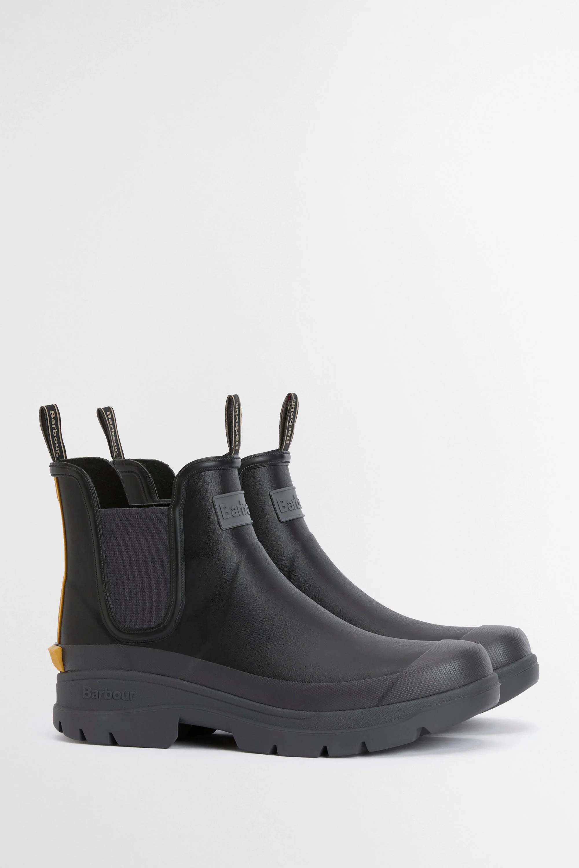 Nimbus Chelsea Wellington Boots - Black/Ochre - Image 2