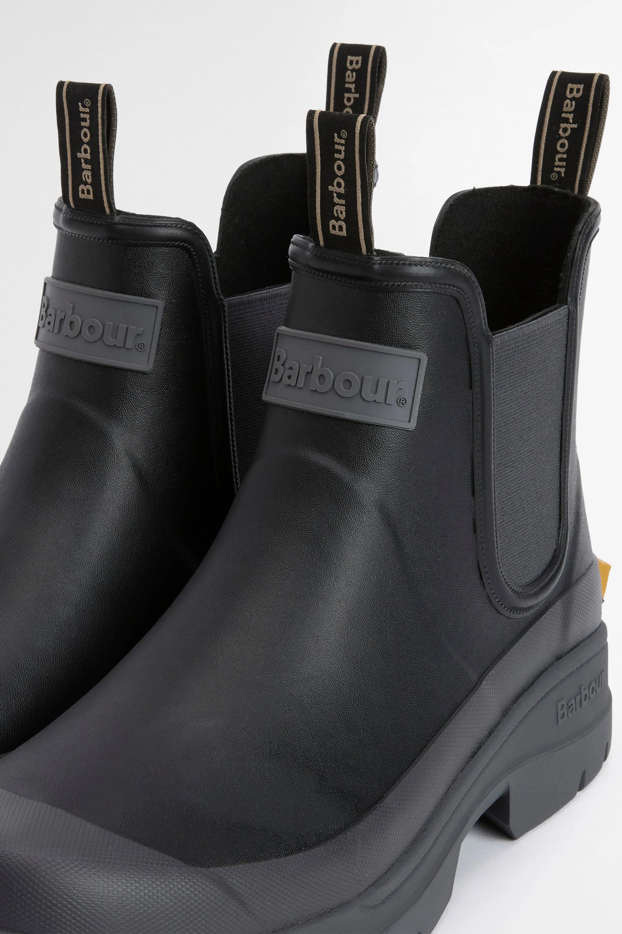 Nimbus Chelsea Wellington Boots - Black/Ochre - Image 6