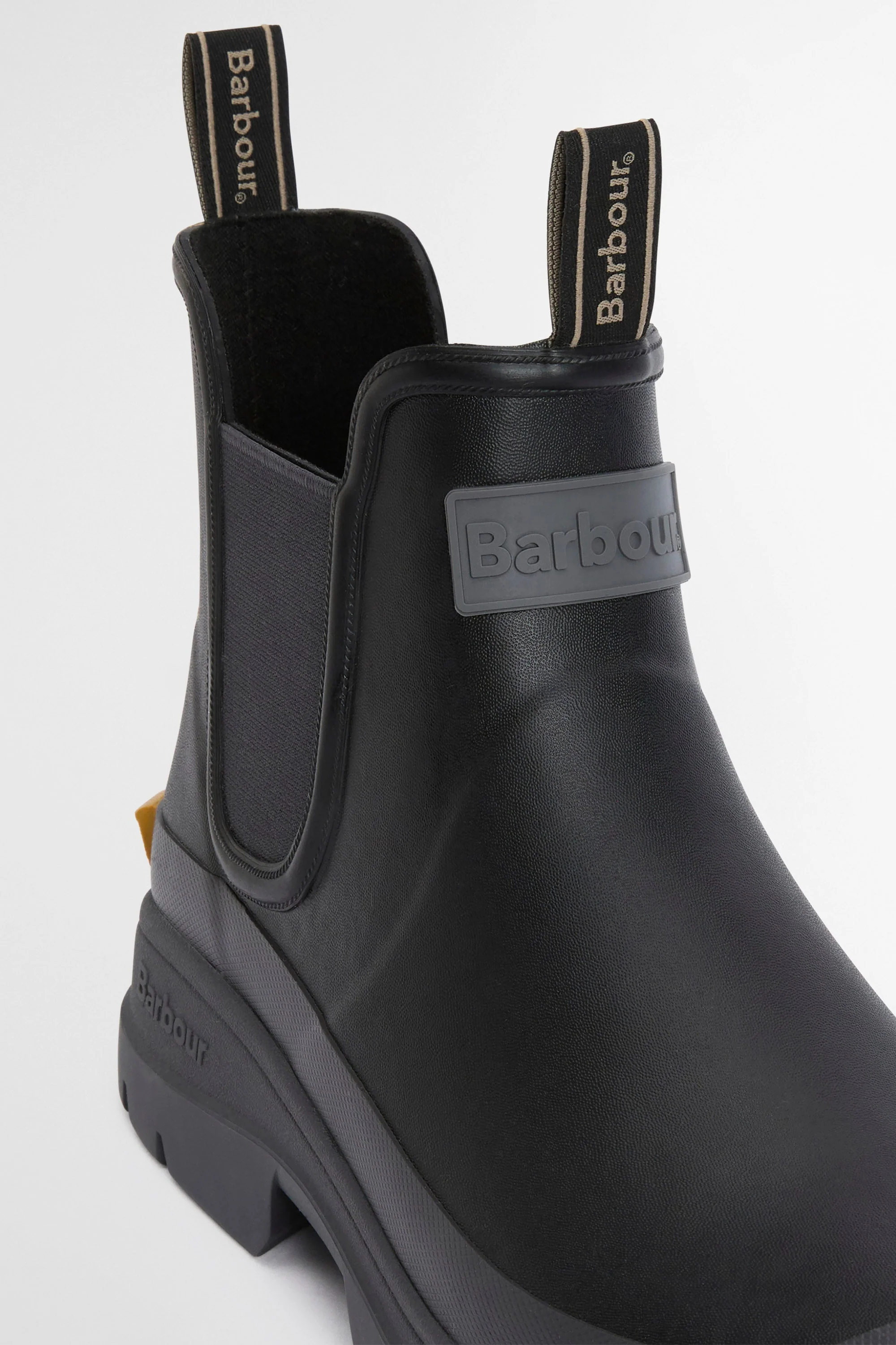 Nimbus Chelsea Wellington Boots - Black/Ochre - Image 8
