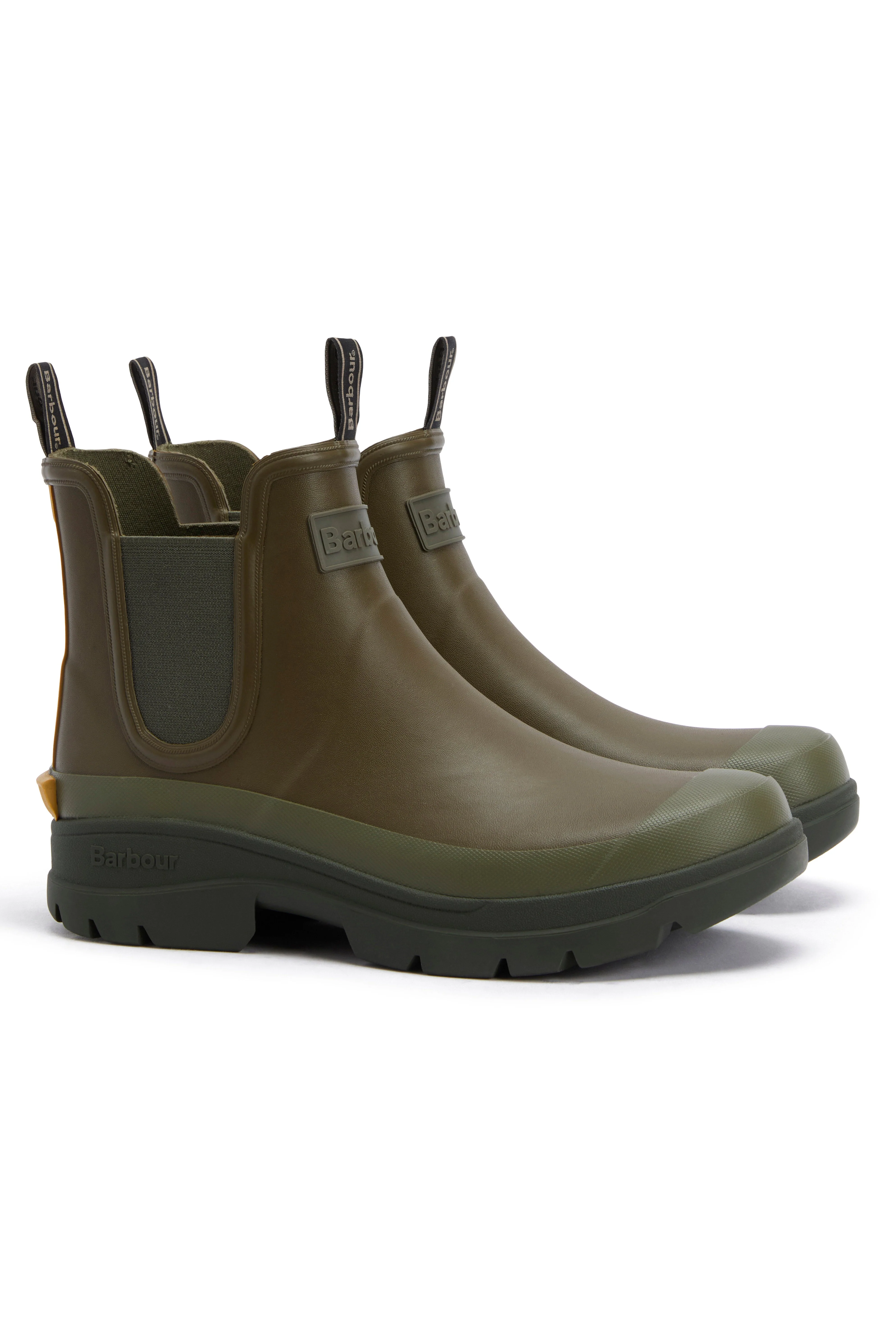 Nimbus Chelsea Wellington Boots - Olive/Ochre - Image 3