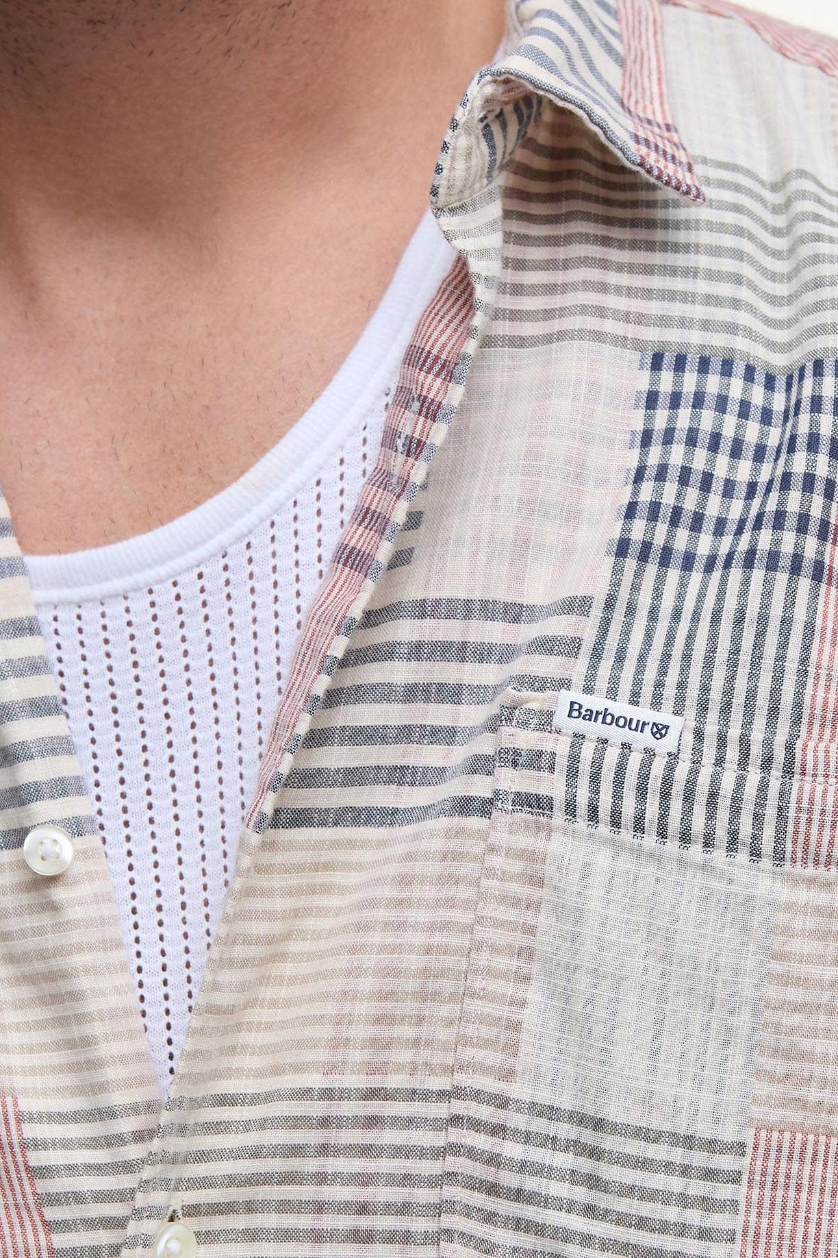 Oakshore Regular Fit Short Sleeve Shirt - Washed Stone - Image 5