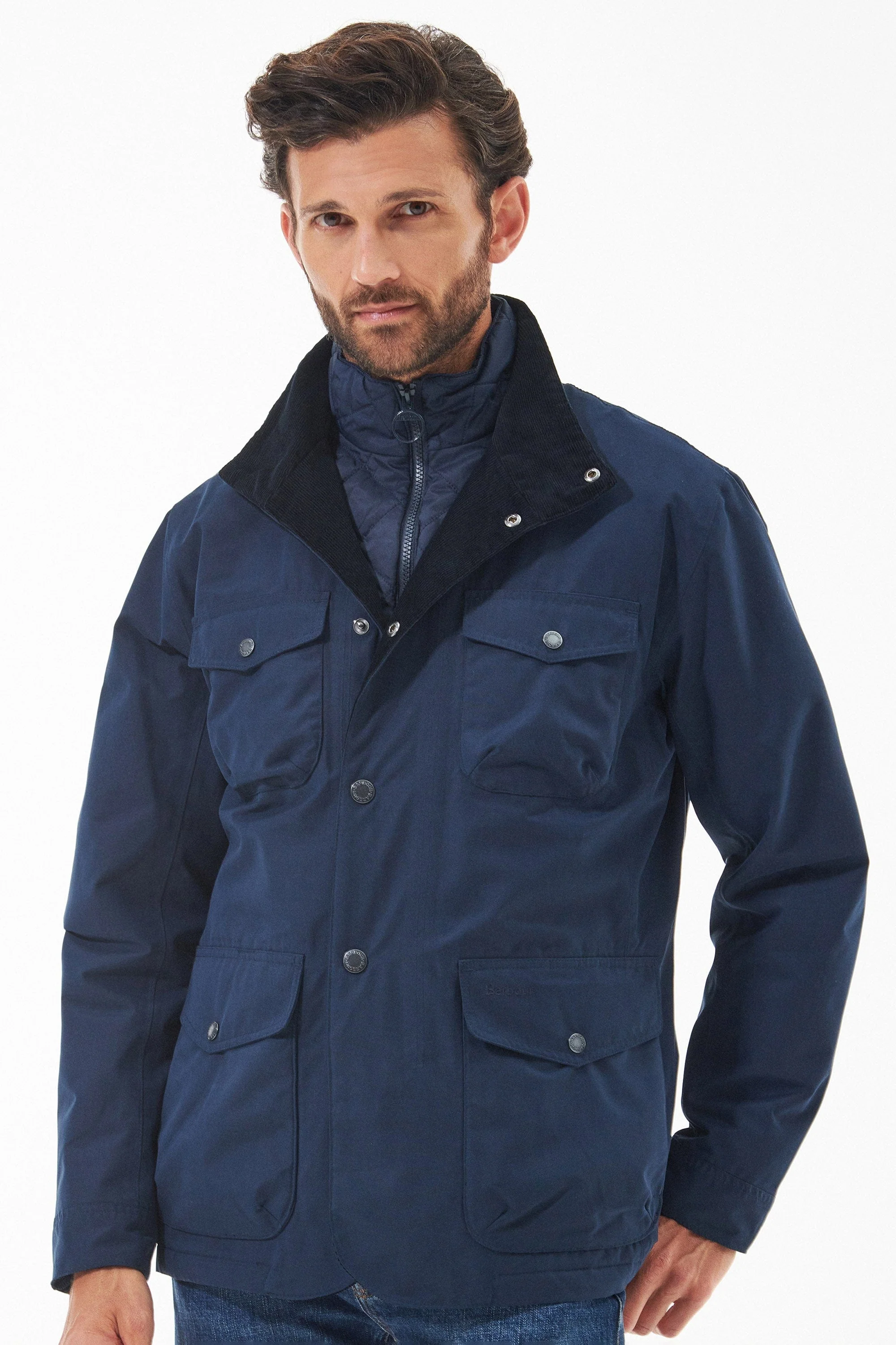 Ogston Waterproof Jacket - Navy - Image 2