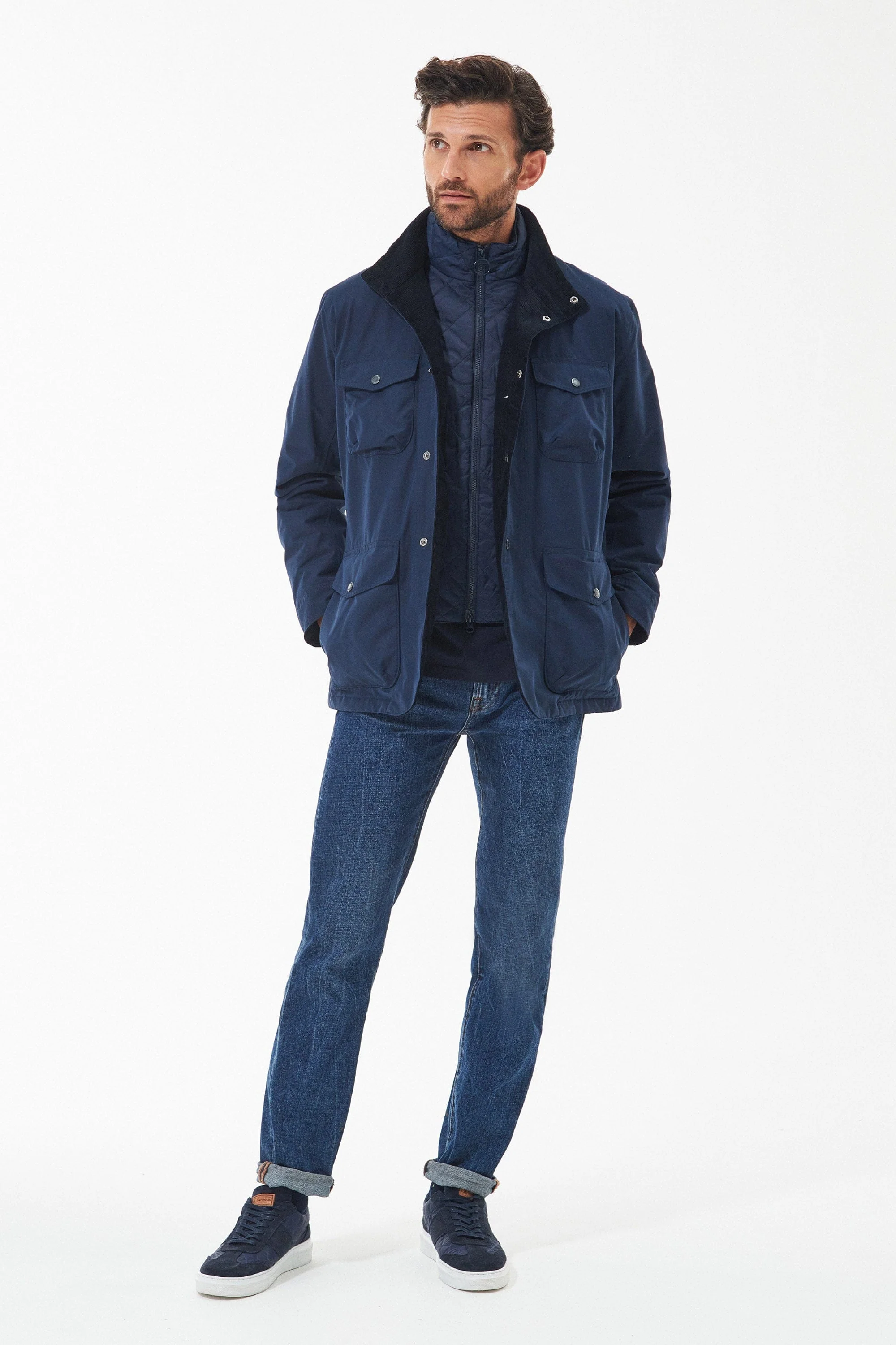 Ogston Waterproof Jacket - Navy - Image 3