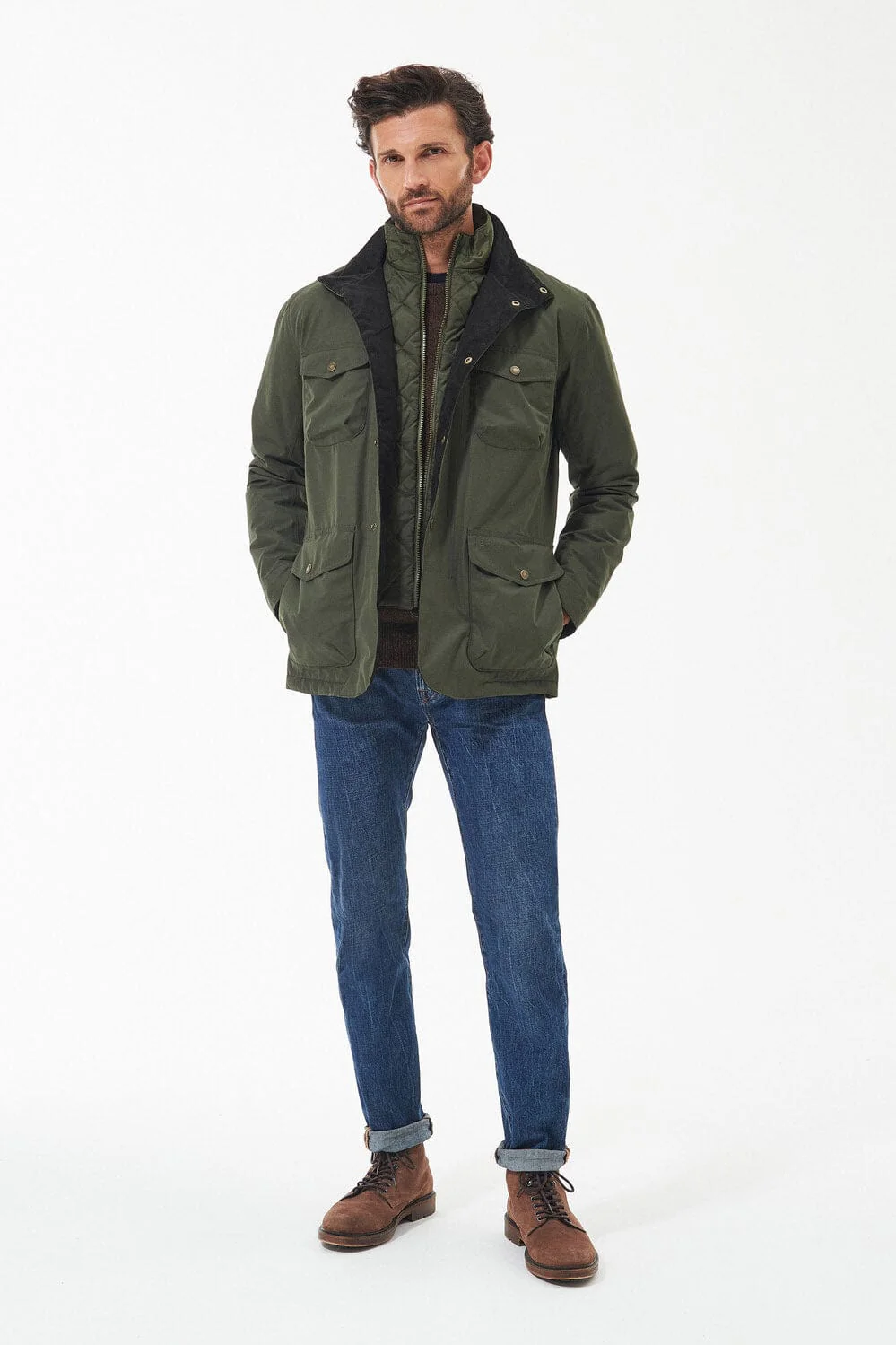 Ogston Waterproof Jacket - Olive - Image 4