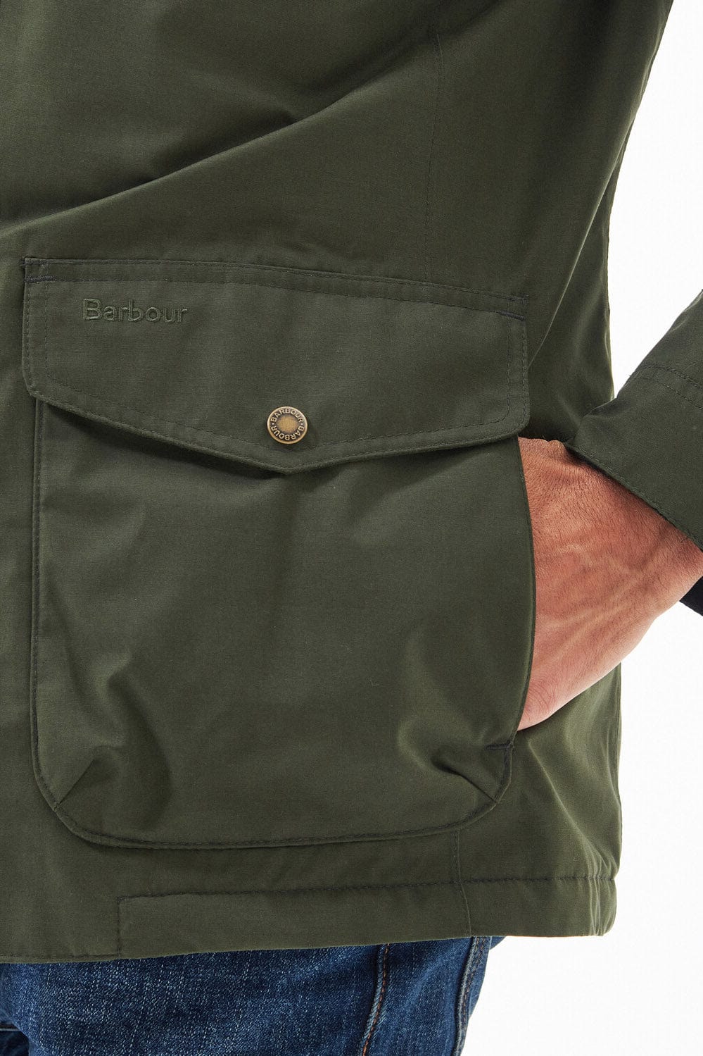 Ogston Waterproof Jacket - Olive - Image 6