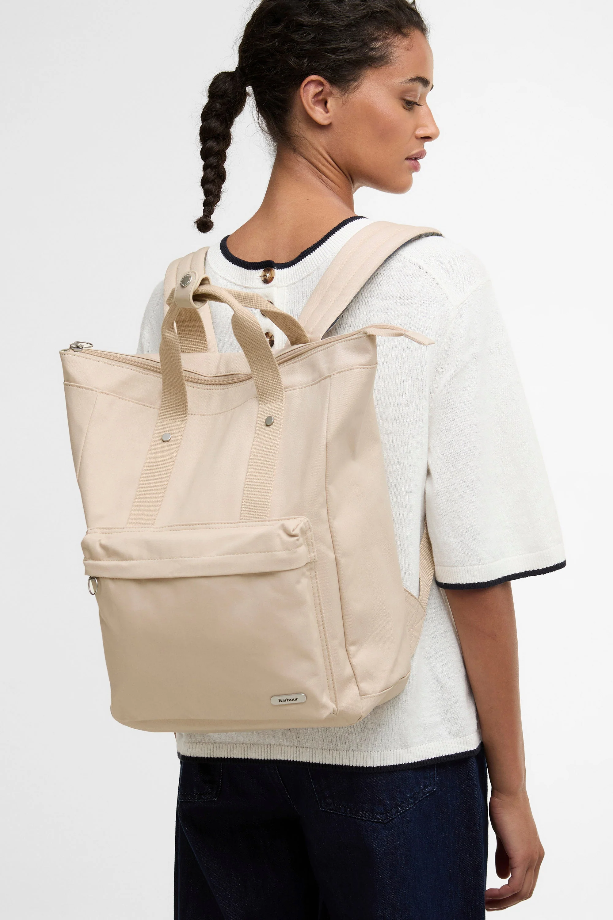 Olivia Backpack - Pebbled Pink - Image 3