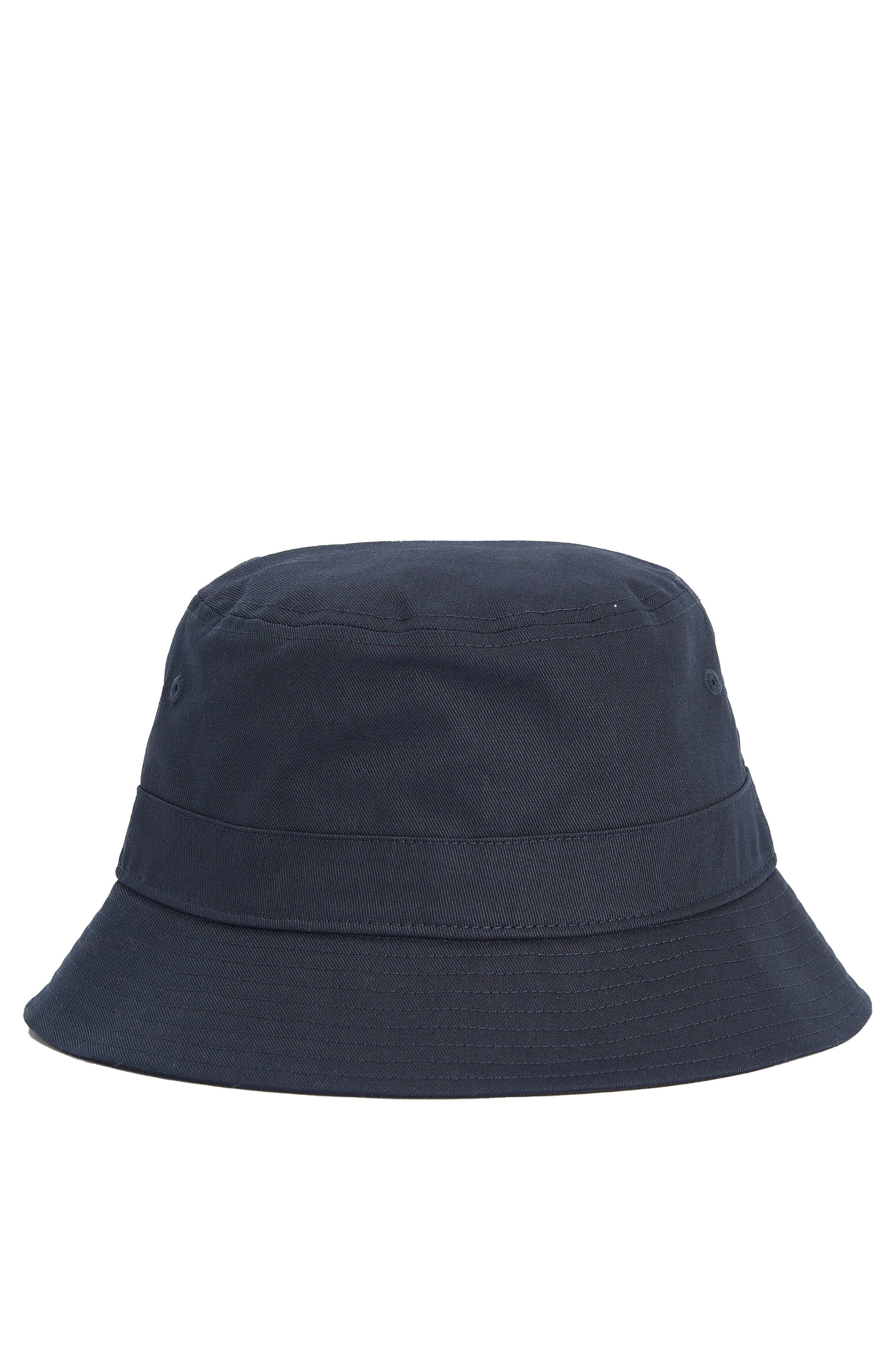 Olivia Cotton Bucket Hat - Navy/Ecru - Image 2