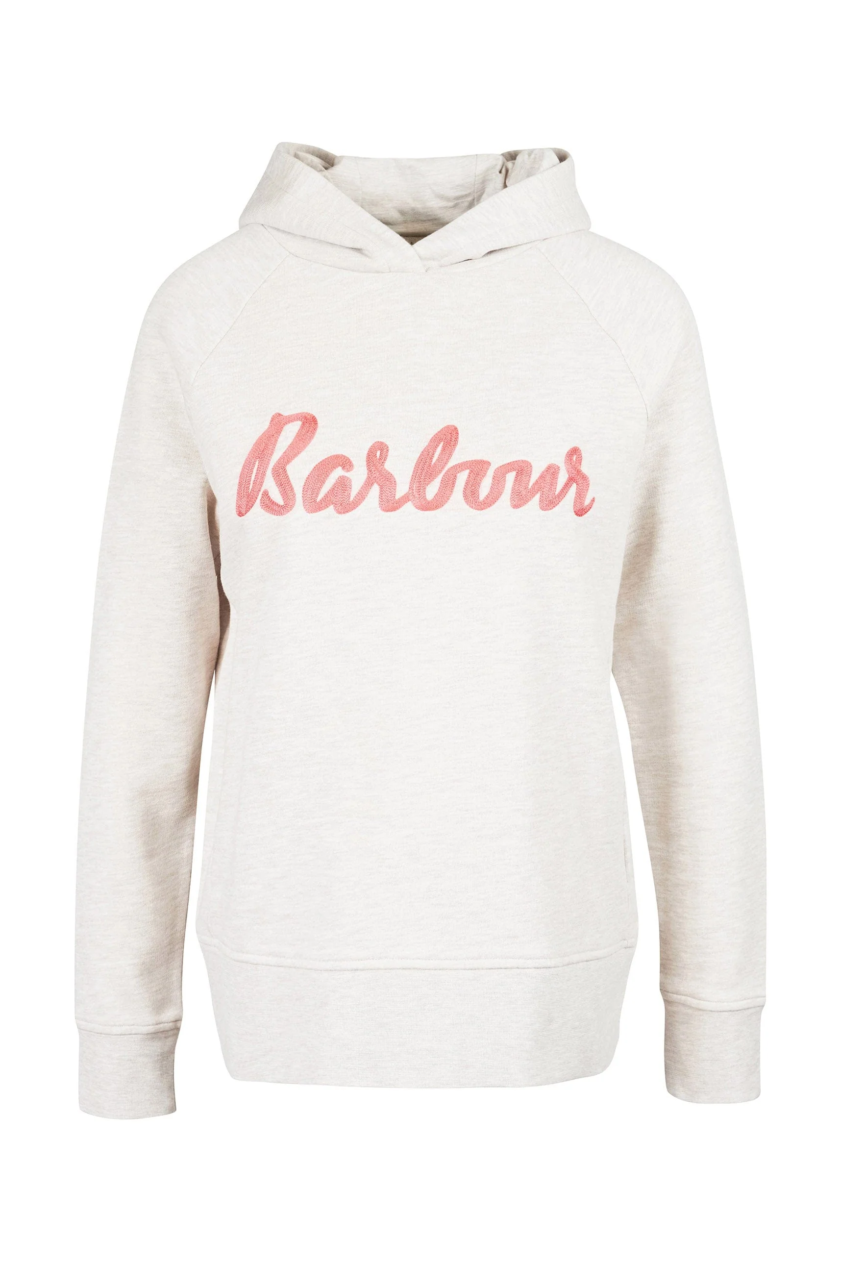 Otterburn Hoodie - Oatmeal Marl/Pink Punch