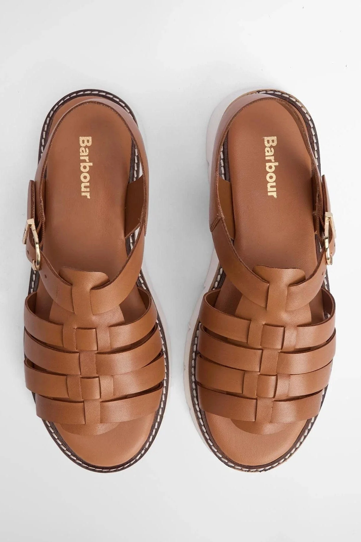 Otterburn Leather Sandals - Tan - Image 3