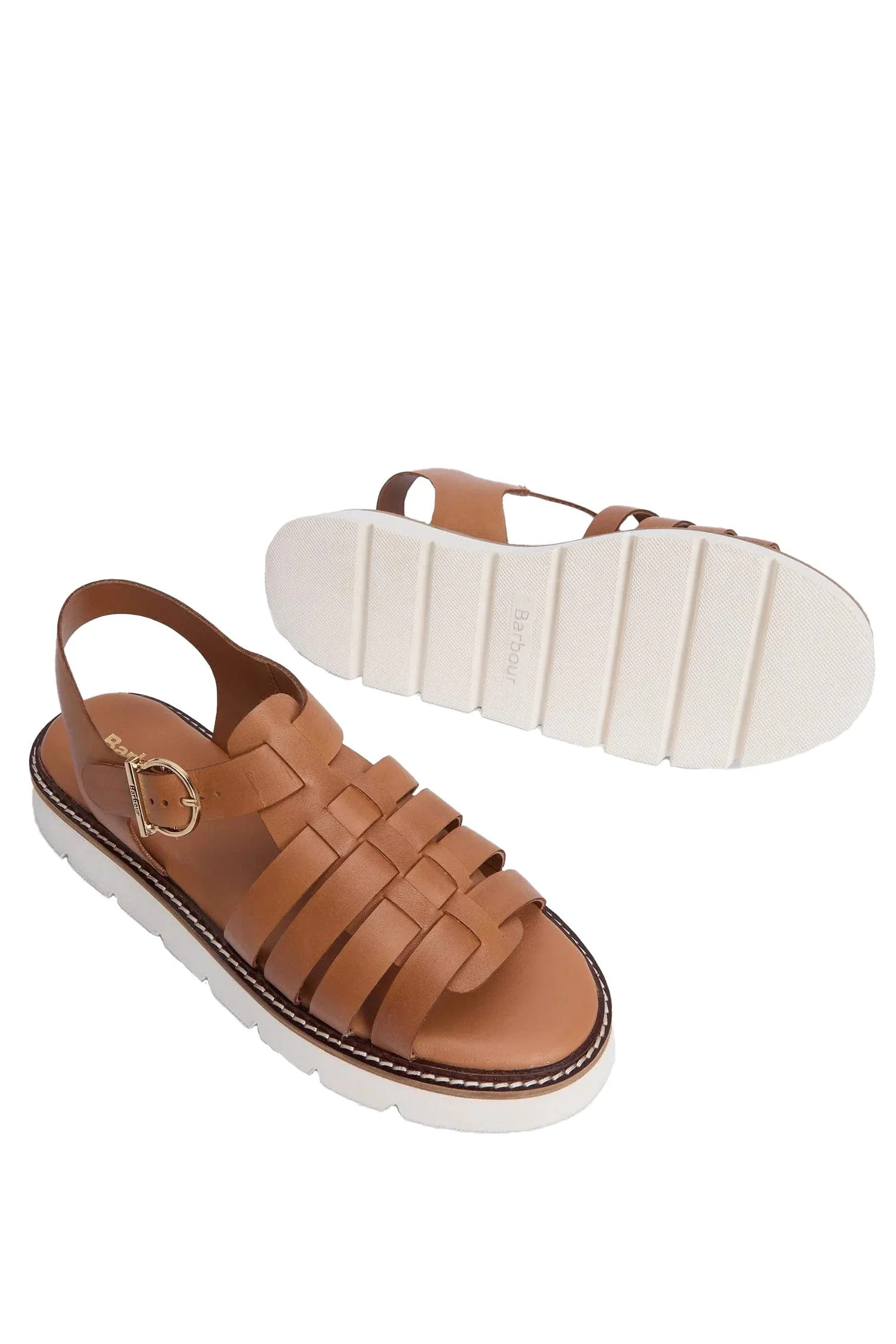 Otterburn Leather Sandals - Tan - Image 5