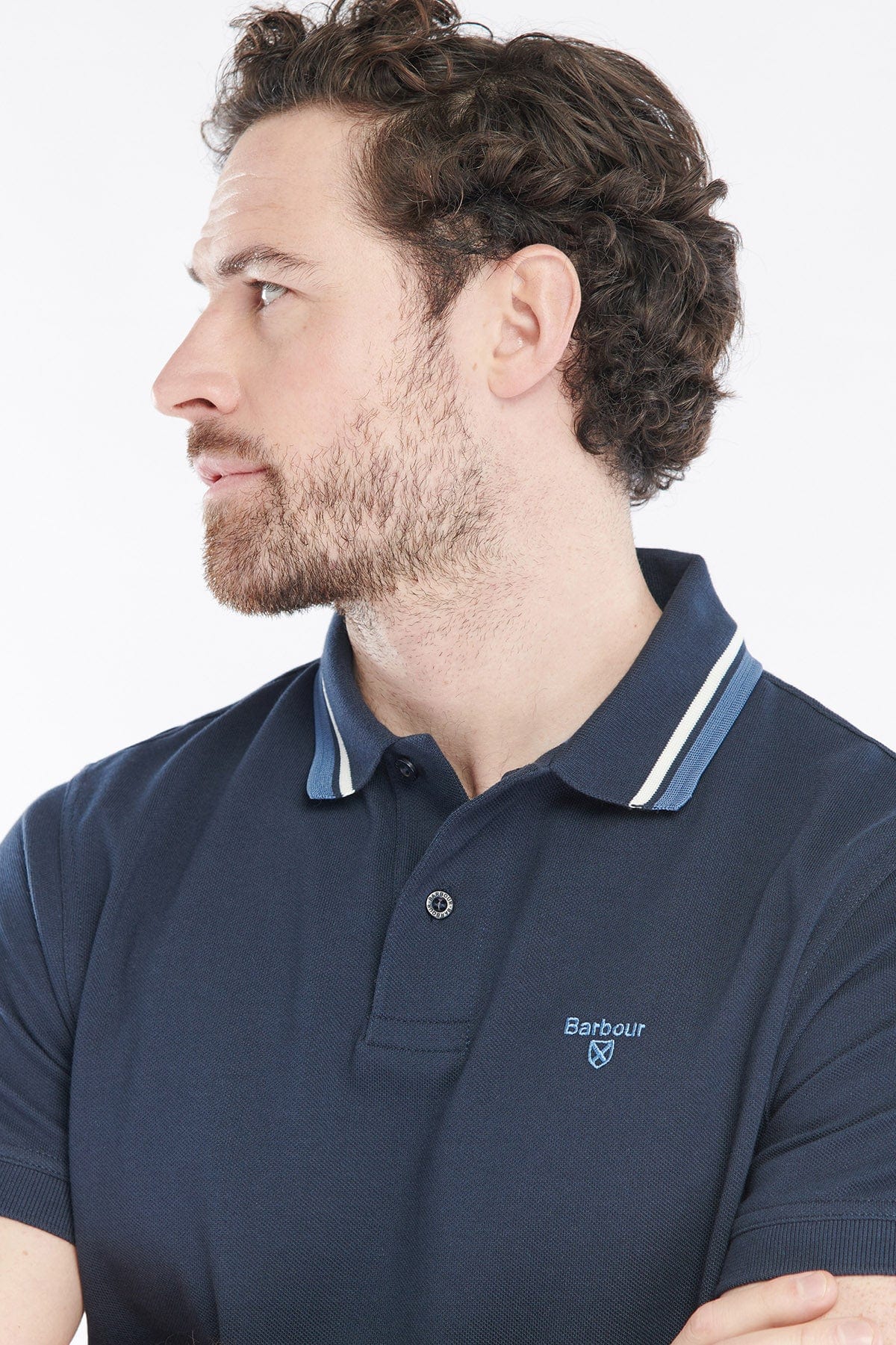 Otterburn Polo - Navy - Image 5