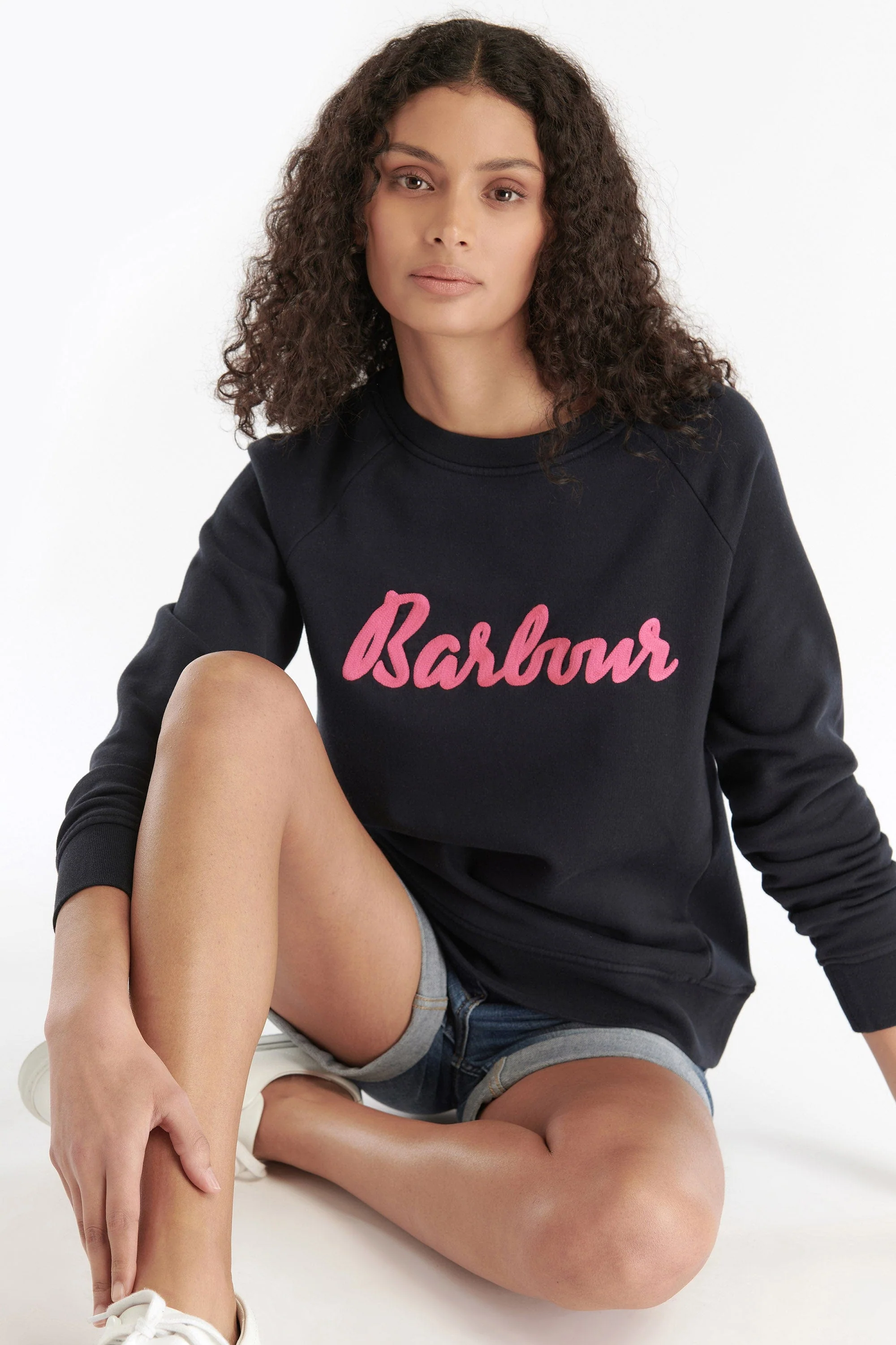Otterburn Sweatshirt - Navy/Begonia - Image 2