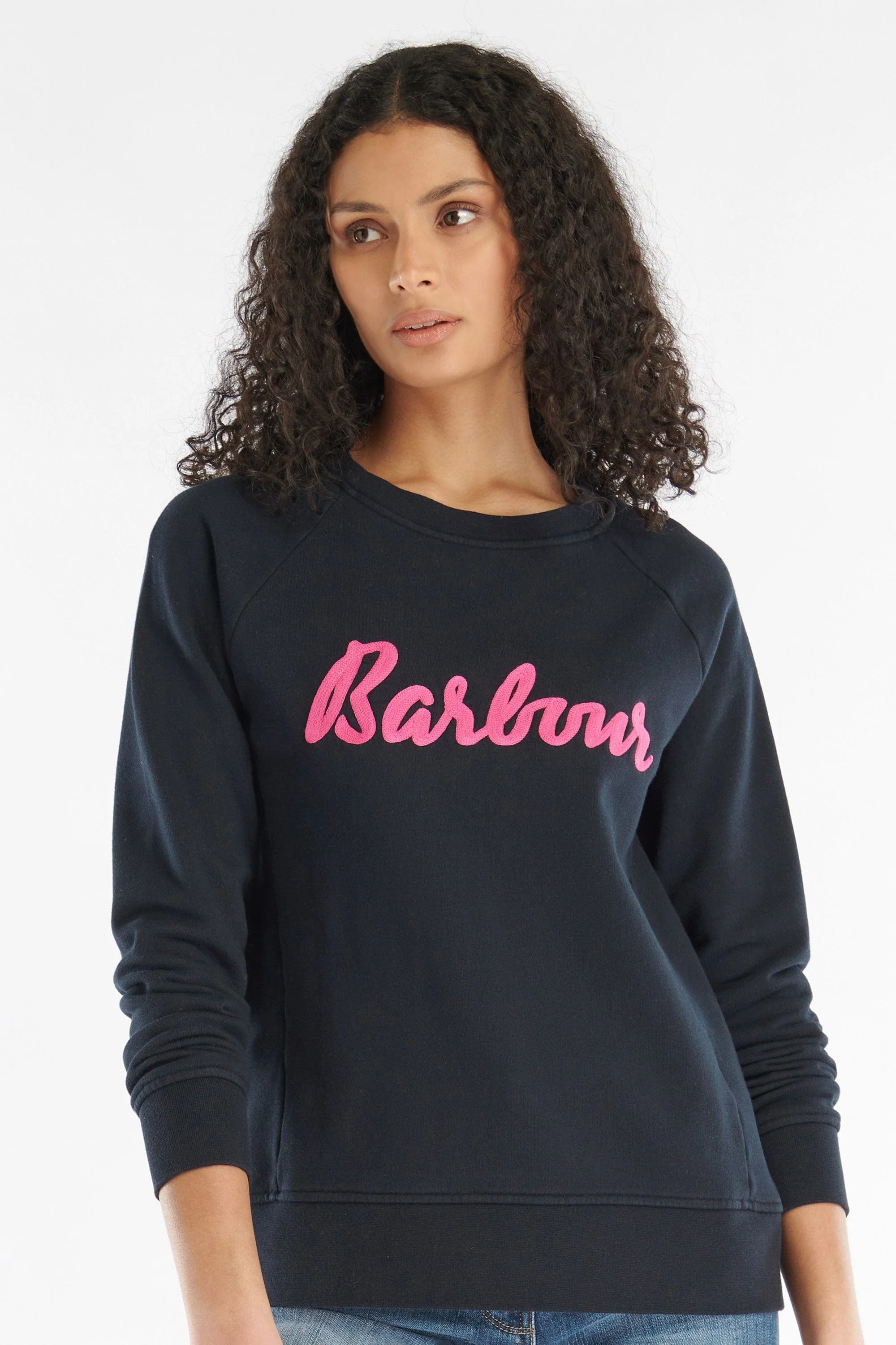 Otterburn Sweatshirt - Navy/Begonia - Image 4