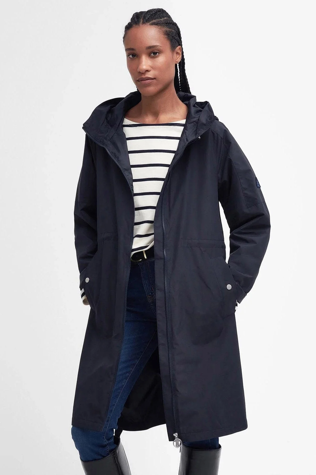 Penarth Showerproof Jacket - Dark Navy - Image 2