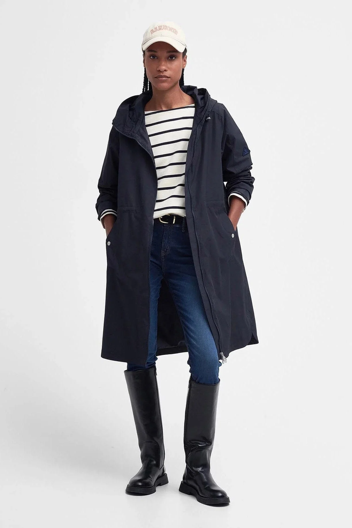 Penarth Showerproof Jacket - Dark Navy - Image 6