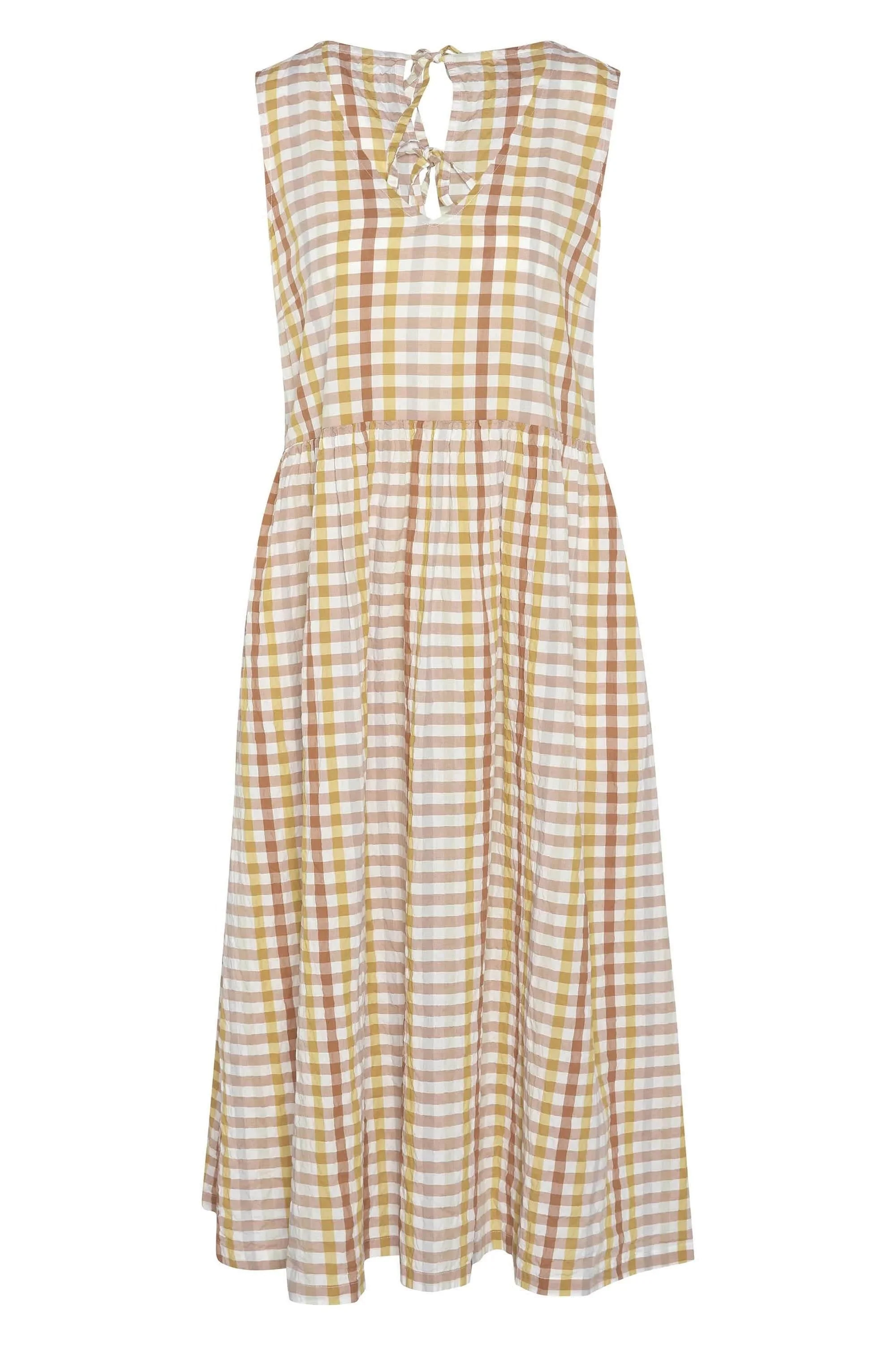 Penelope Midi Dress - Multi Gingham