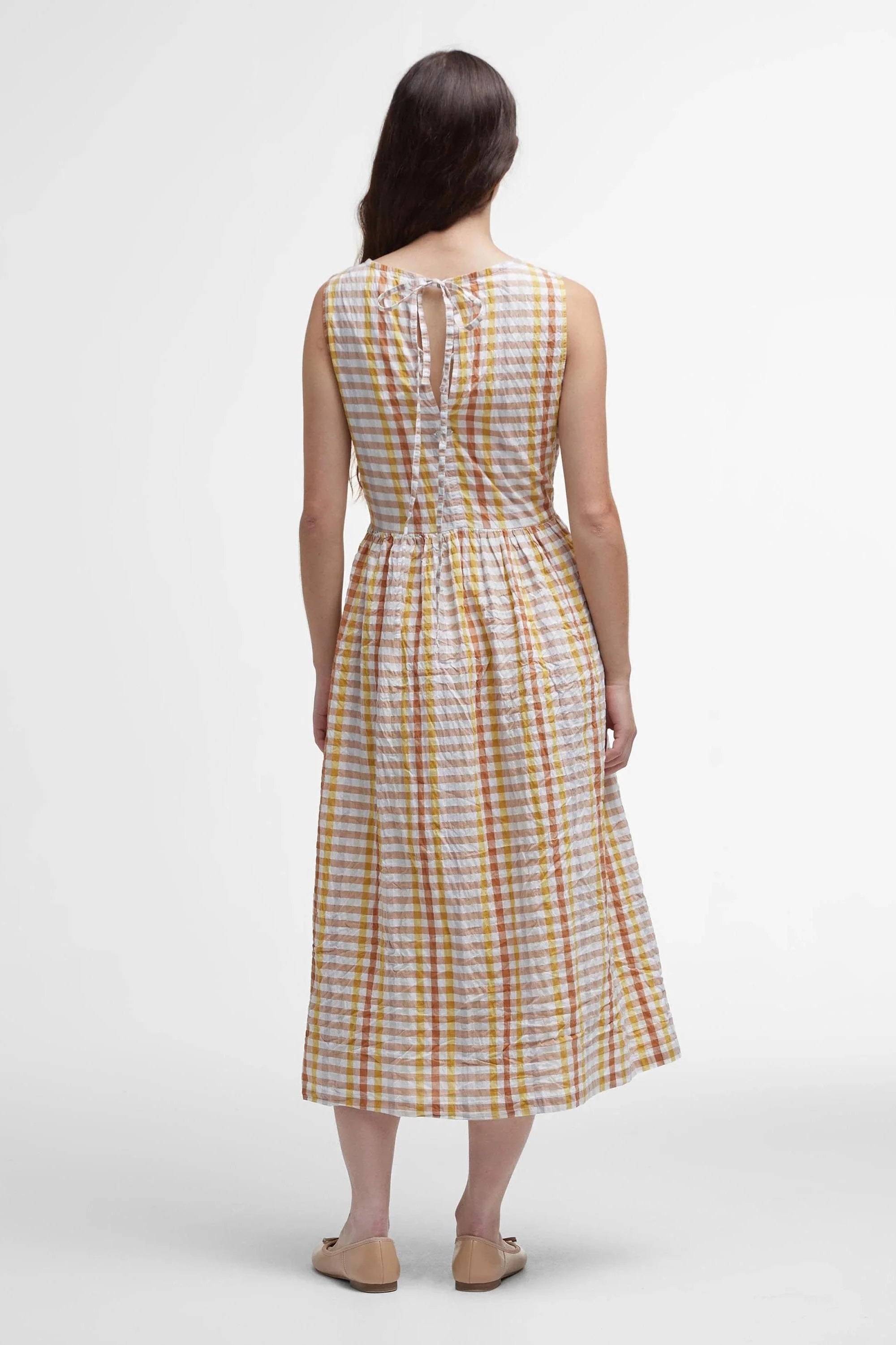 Penelope Midi Dress - Multi Gingham - Image 4