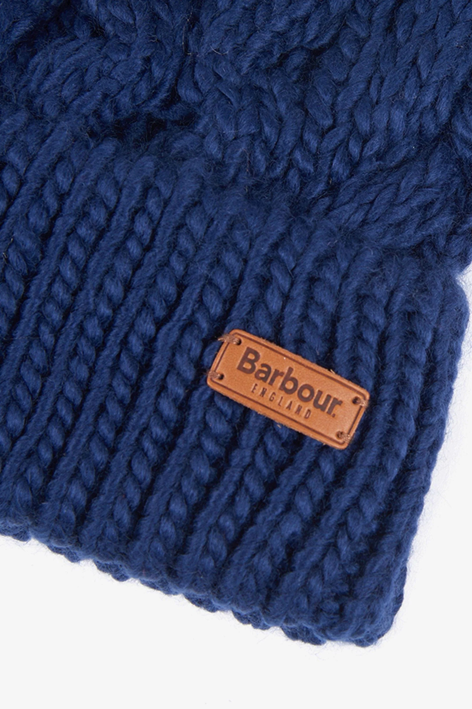 Penshaw Cable Beanie - Navy - Image 2