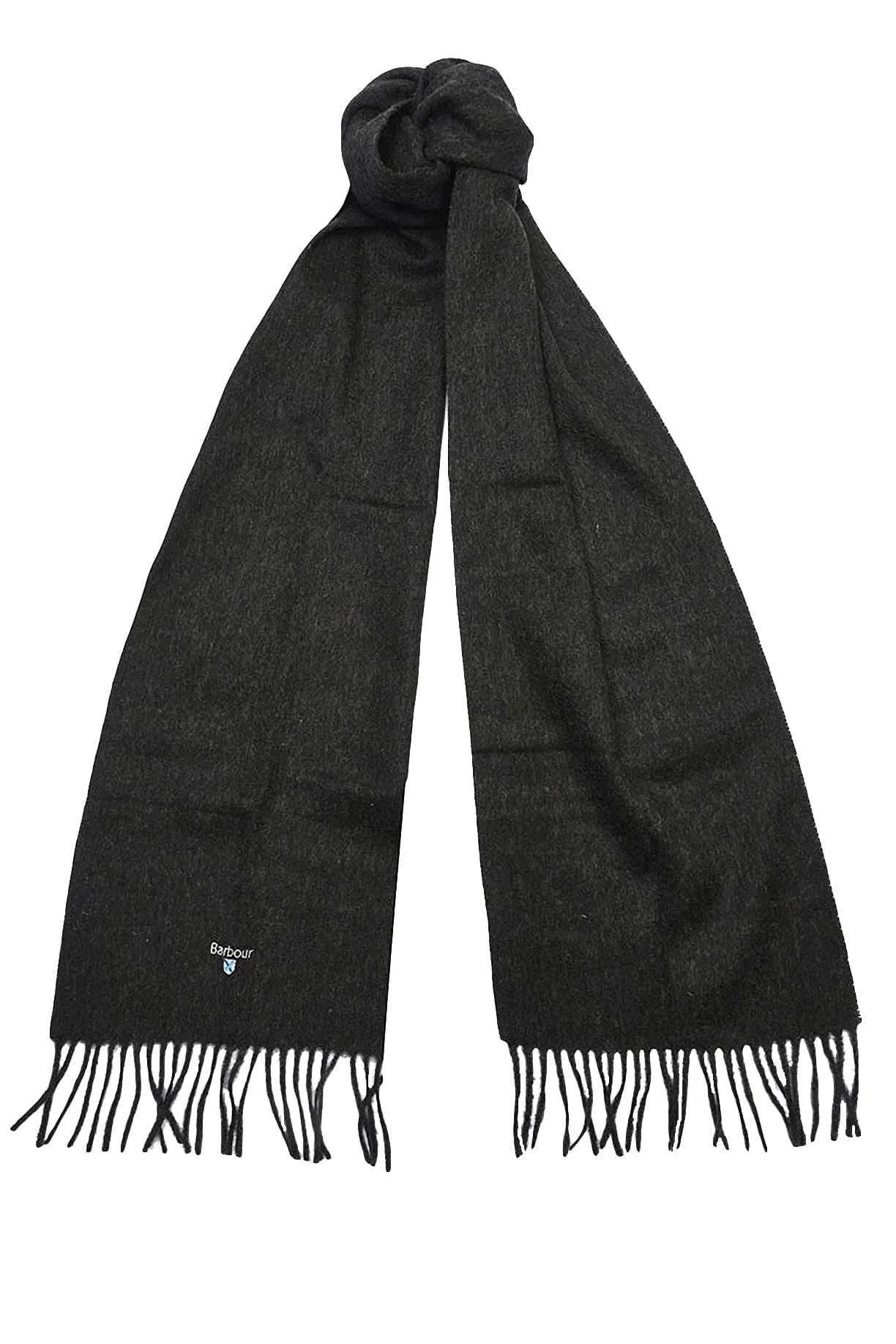 Plain Lambswool Scarf - Seaweed