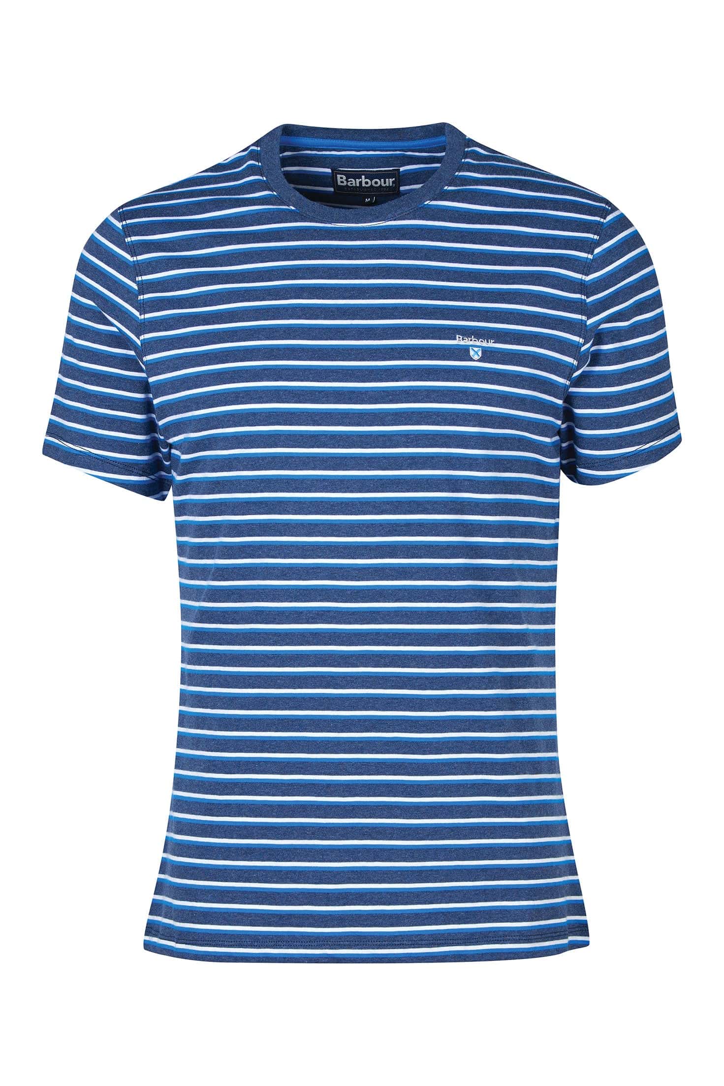 Ponte Stripe T Shirt - Navy