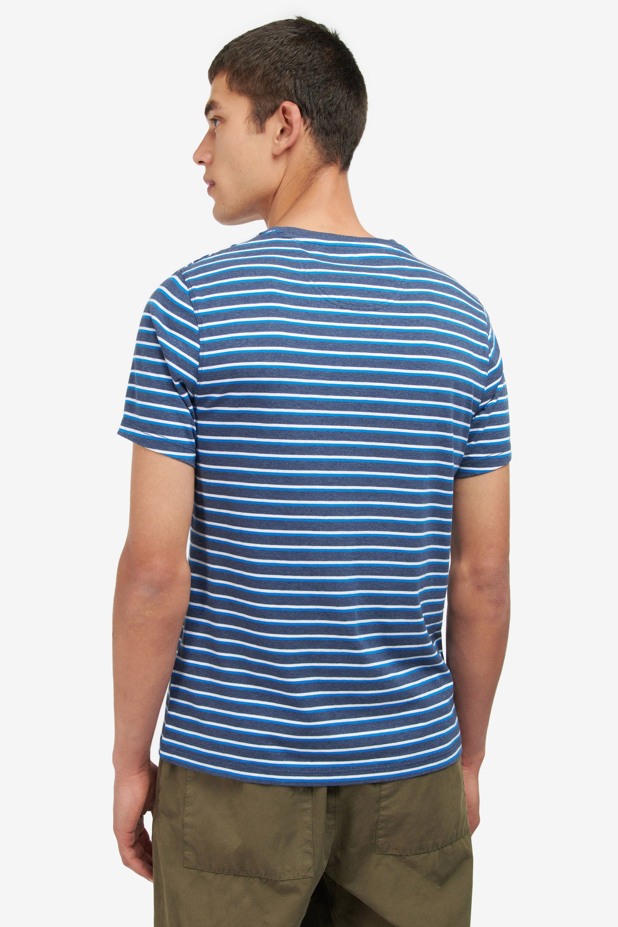 Ponte Stripe T Shirt - Navy - Image 3