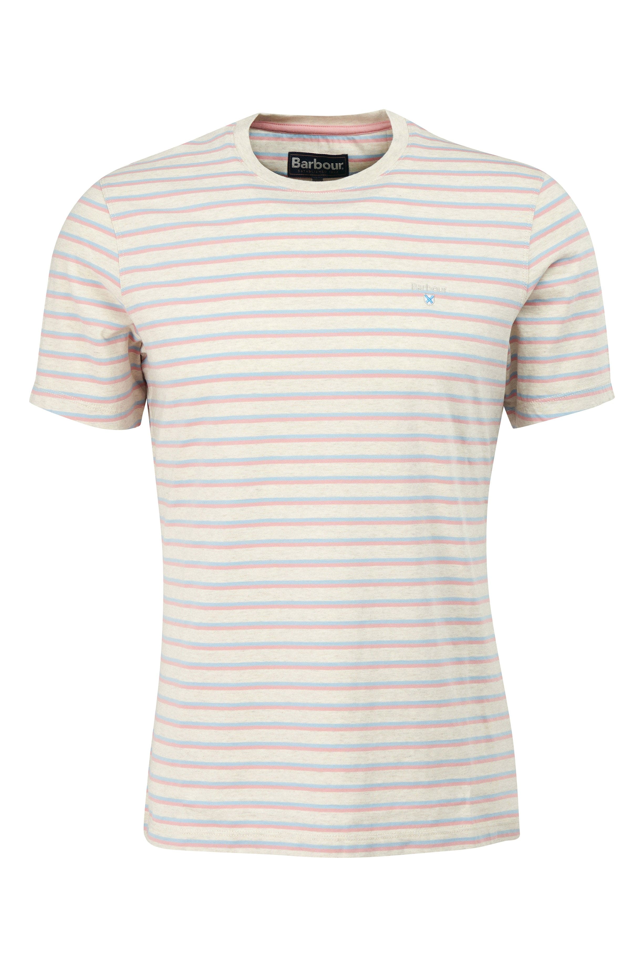 Ponte Stripe T Shirt - White