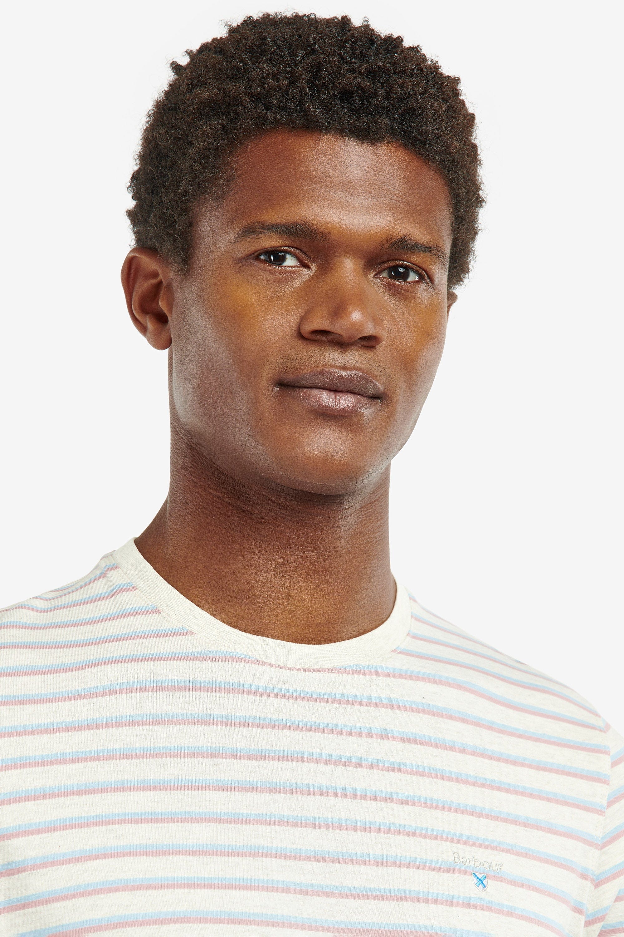 Ponte Stripe T Shirt - White - Image 4