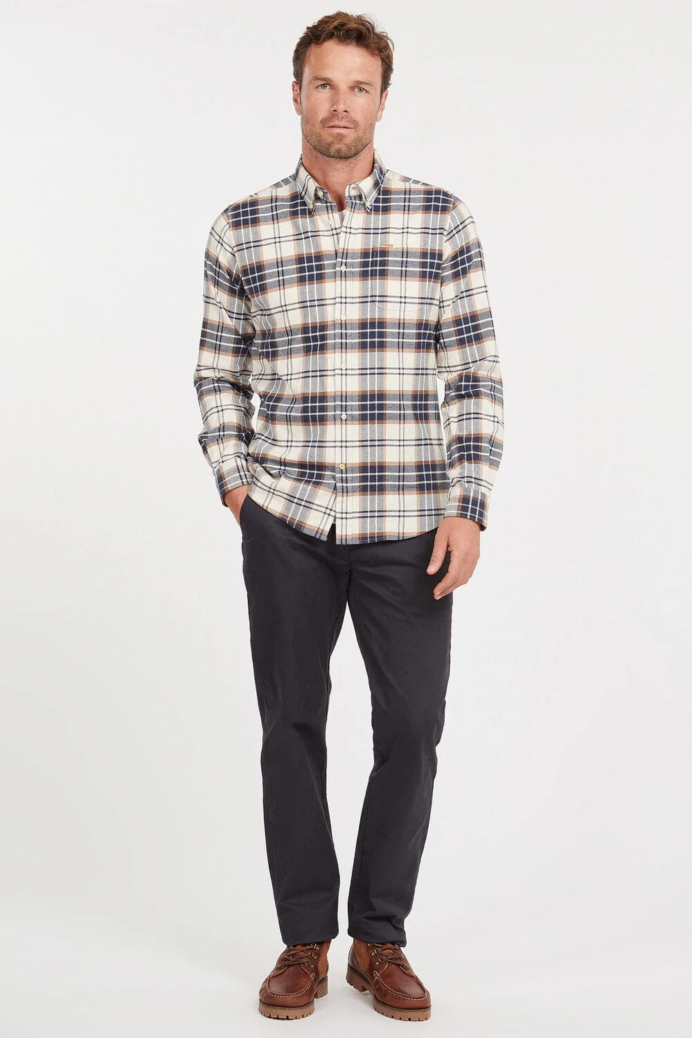Portdown Tailored Shirt - Ecru - Image 5