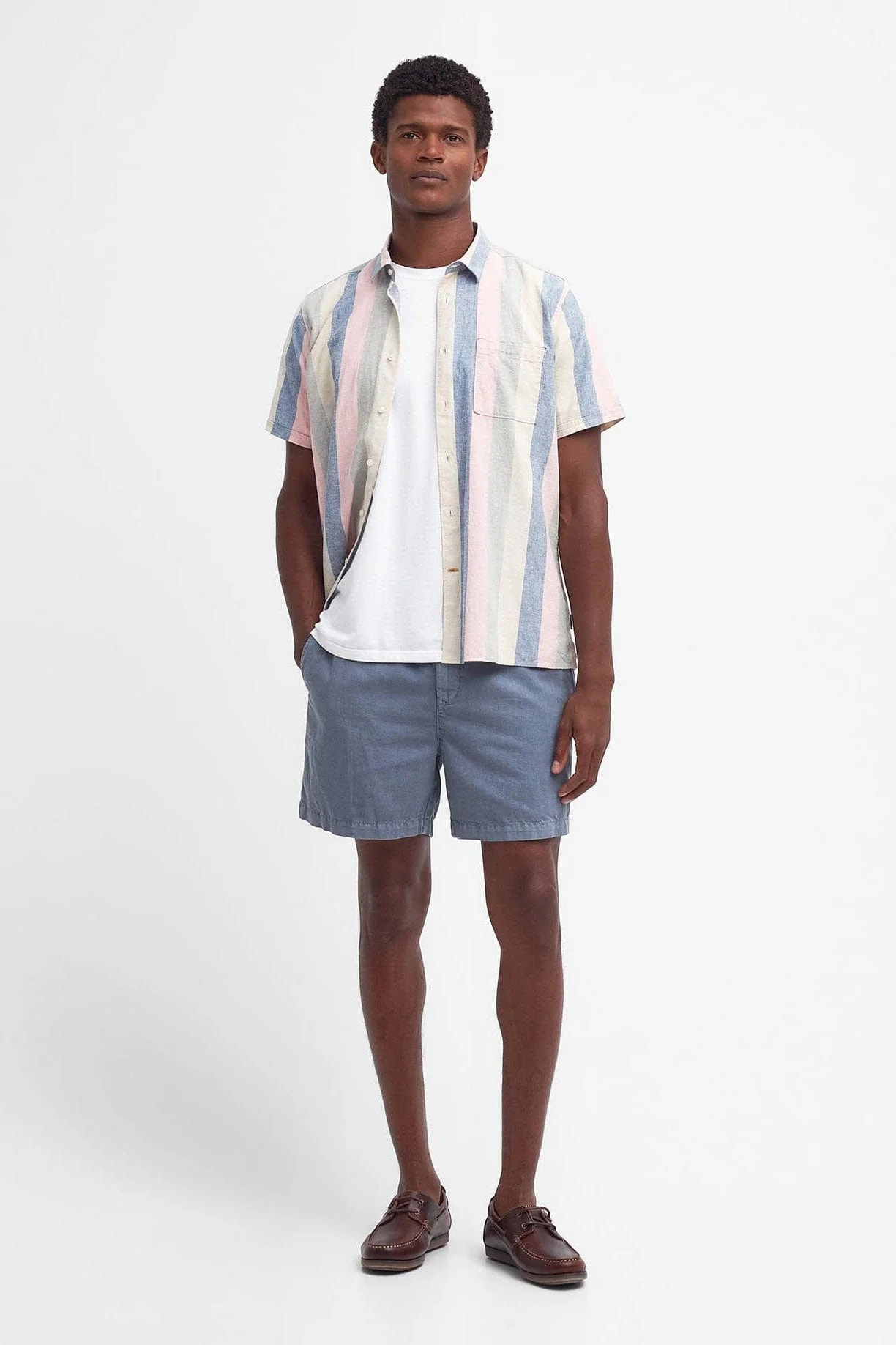 Portwell Regular Fit Short Sleeve Shirt - Olive - Image 3
