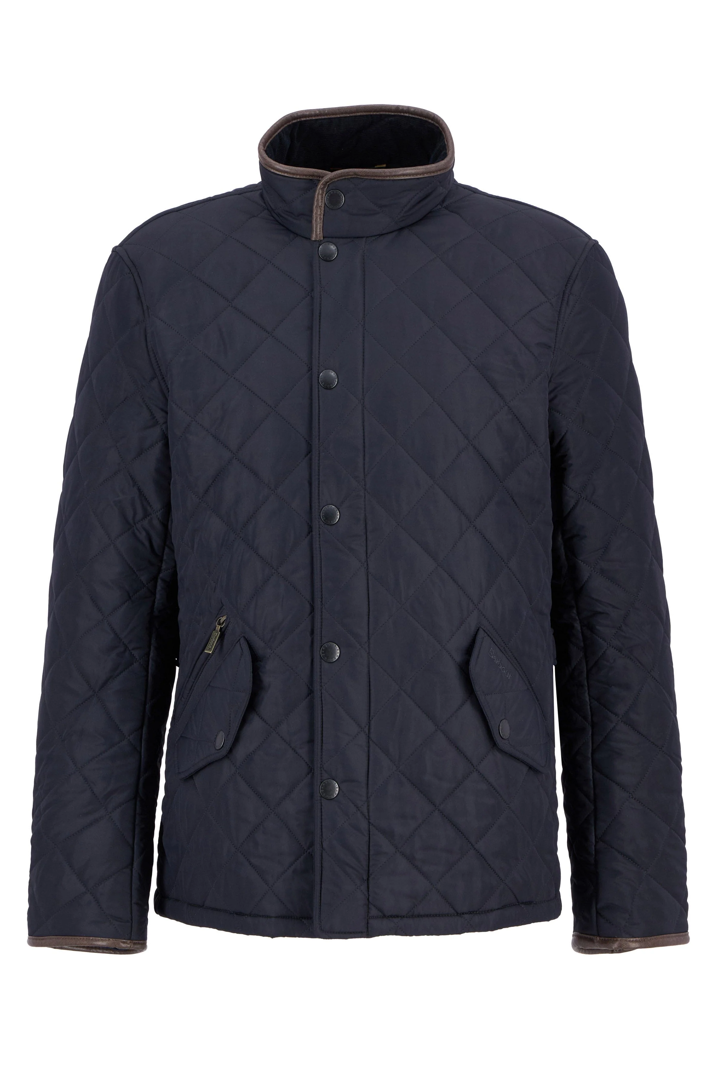Powell Tailored Quilted Jacket - Navy