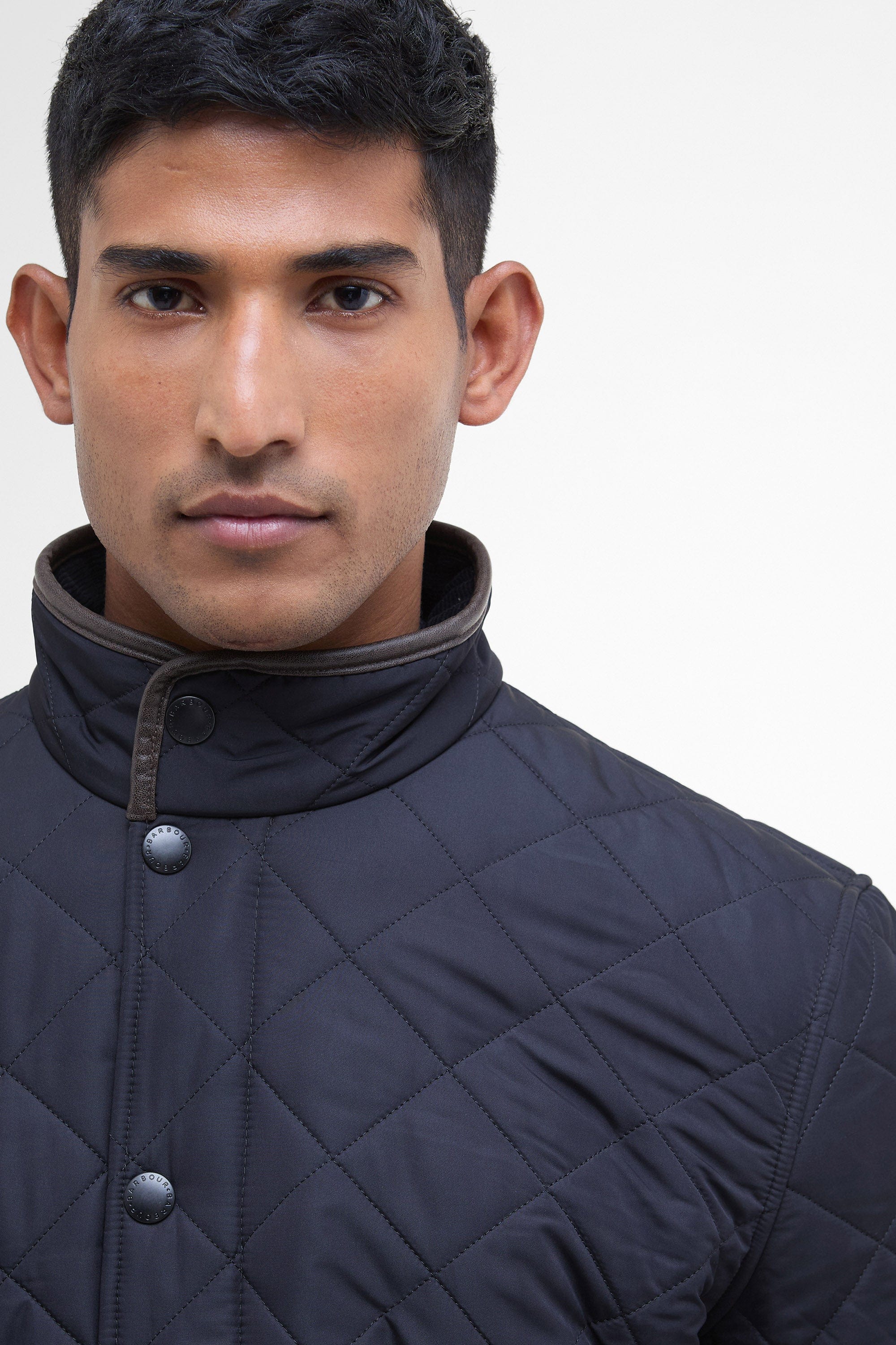 Powell Tailored Quilted Jacket - Navy - Image 4