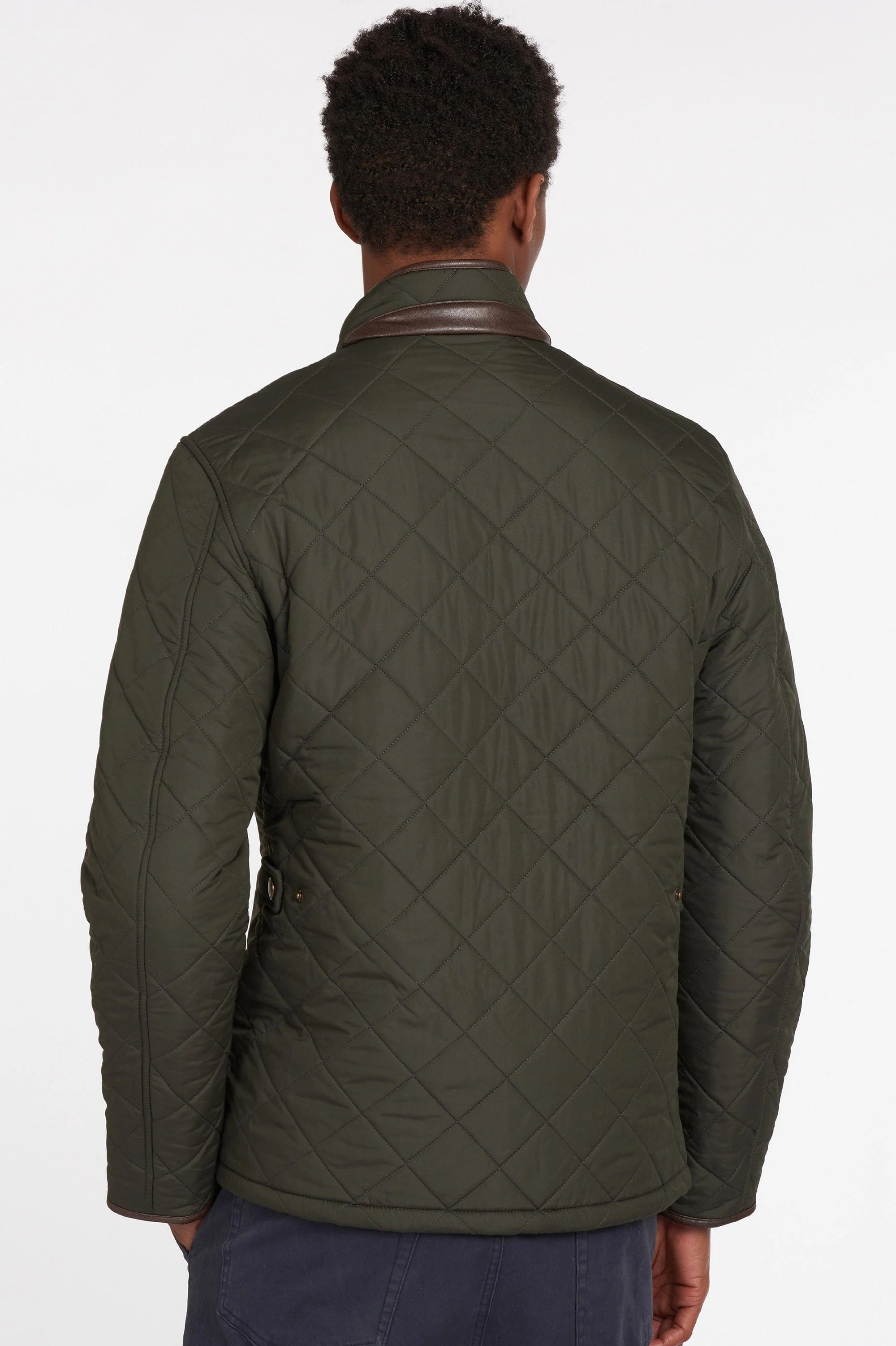 Powell Tailored Quilted Jacket - Sage - Image 3