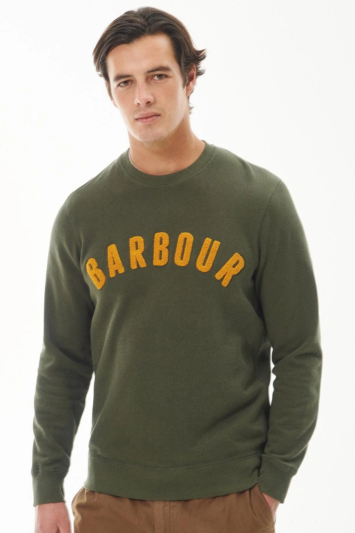 Prep Logo Sweatshirt - Olive - Image 2