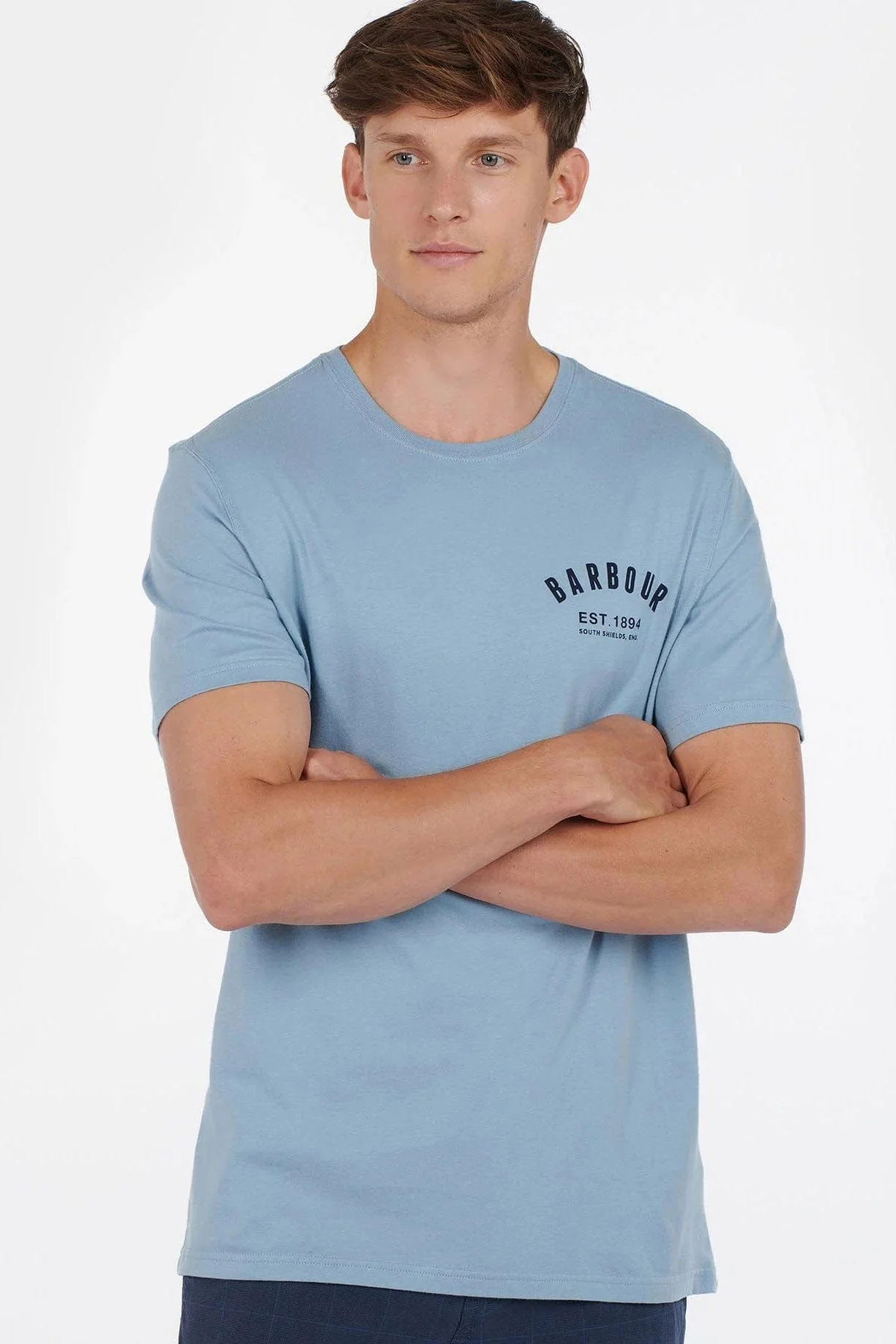 Preppy Tee - Powder Blue - Image 2