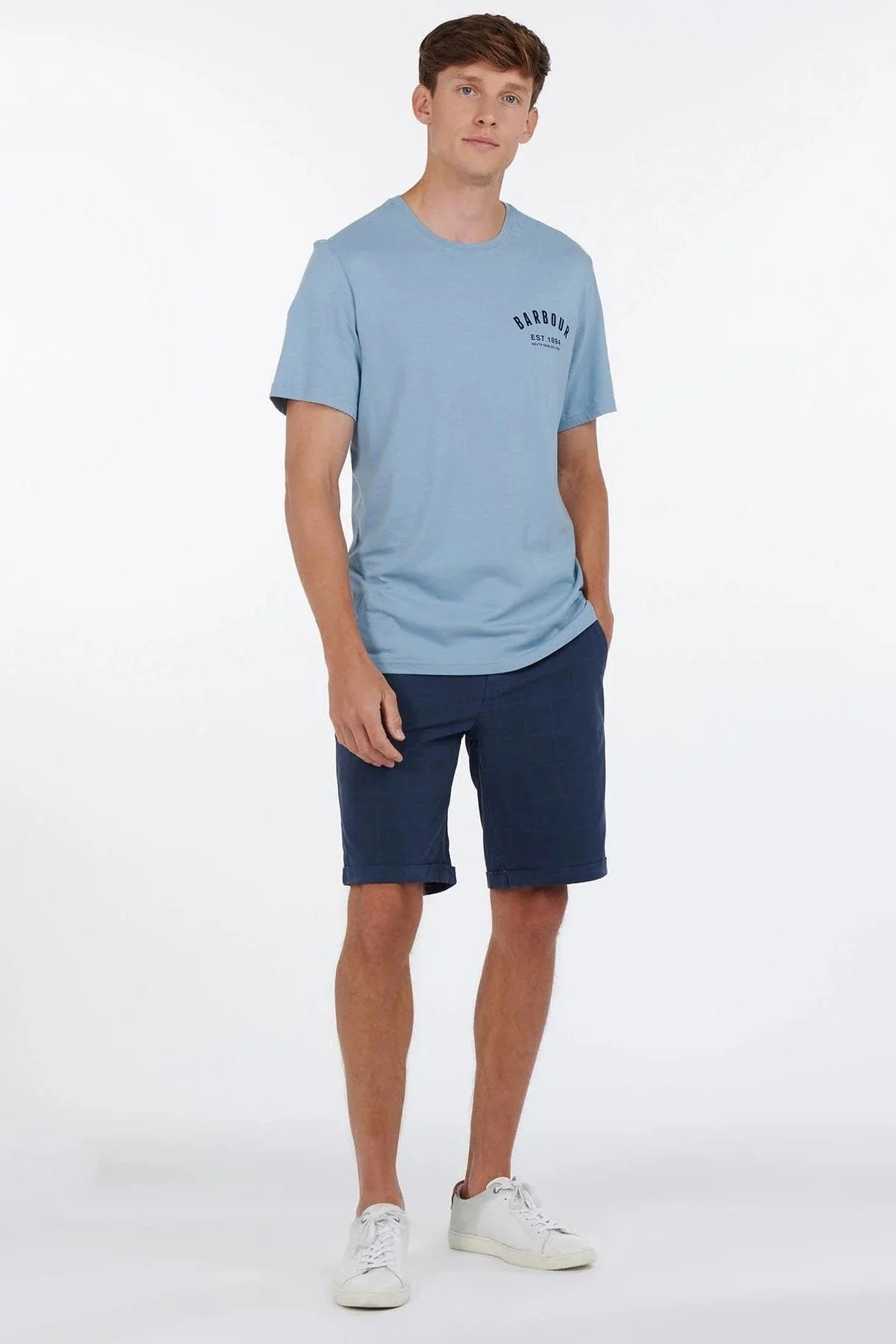 Preppy Tee - Powder Blue - Image 4