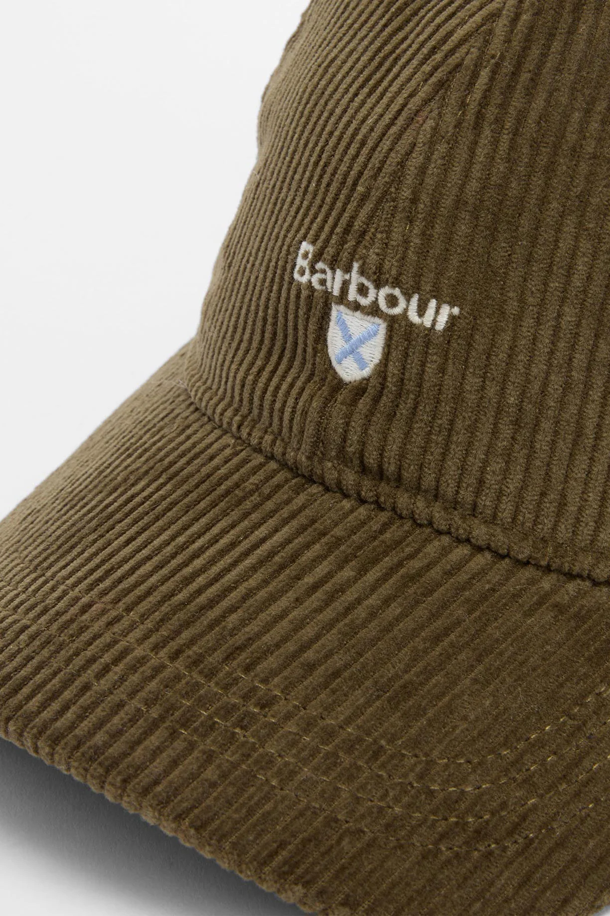 Preston Cord Cap - Olive - Image 3