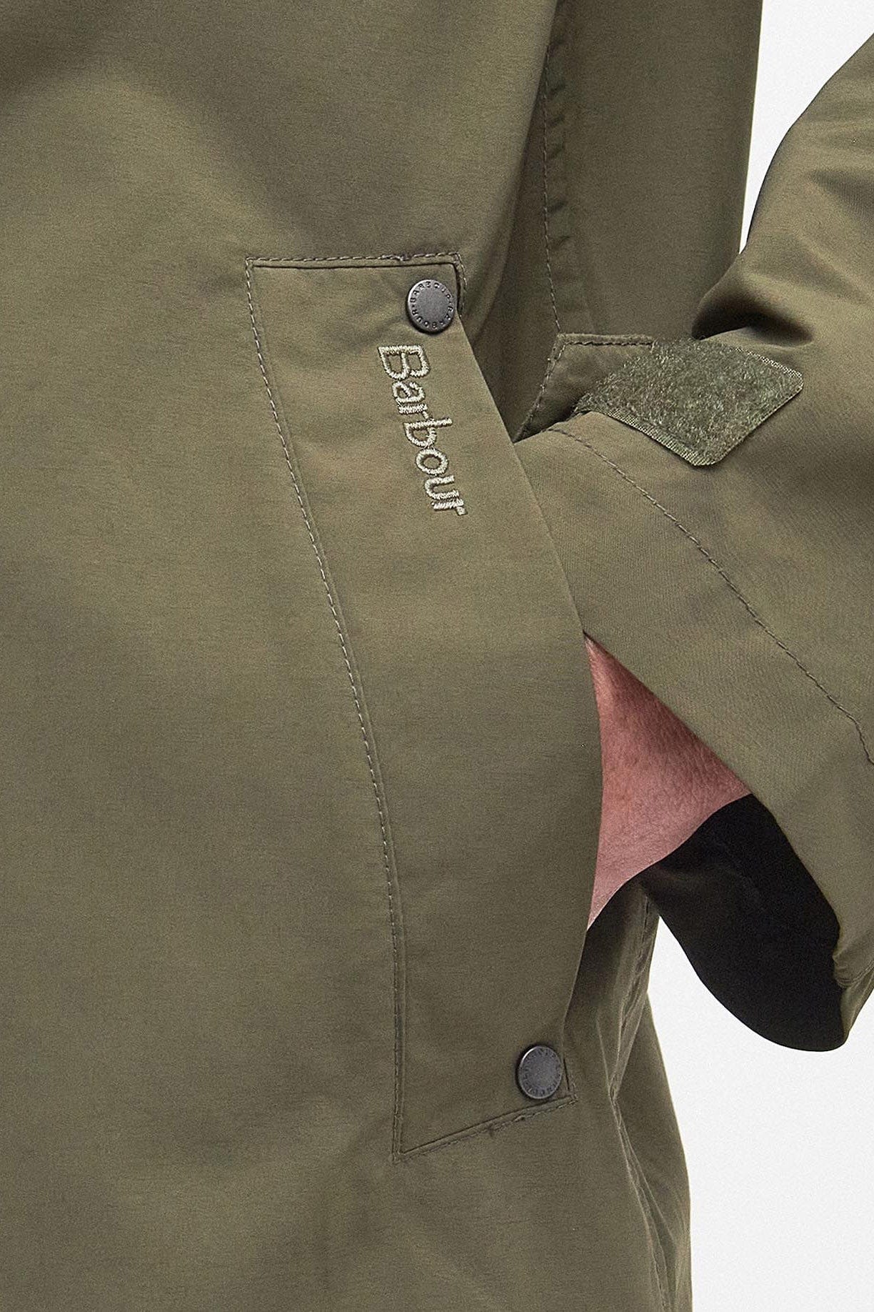 Quay Showerproof Jacket - Pale Sage - Image 5