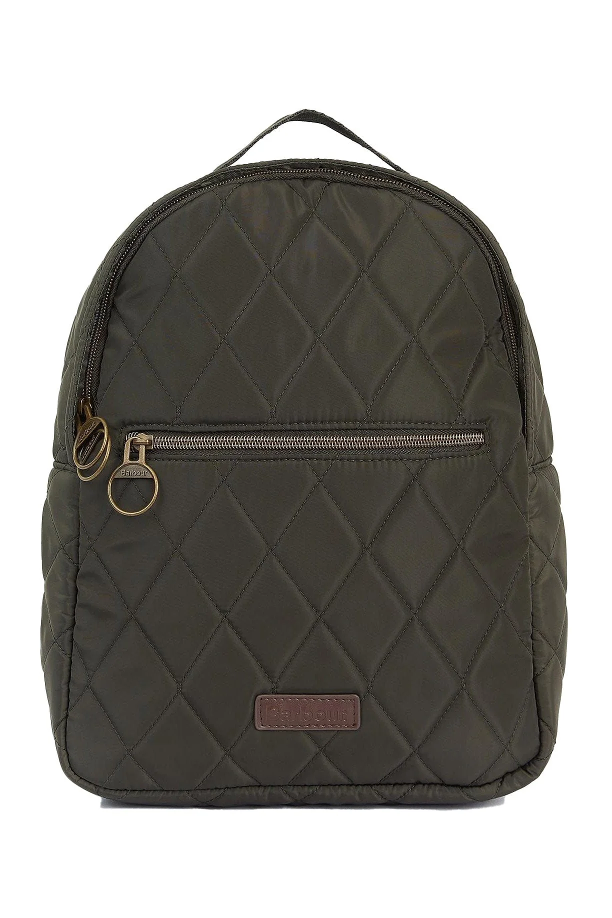 Quilted Backpack - Olive